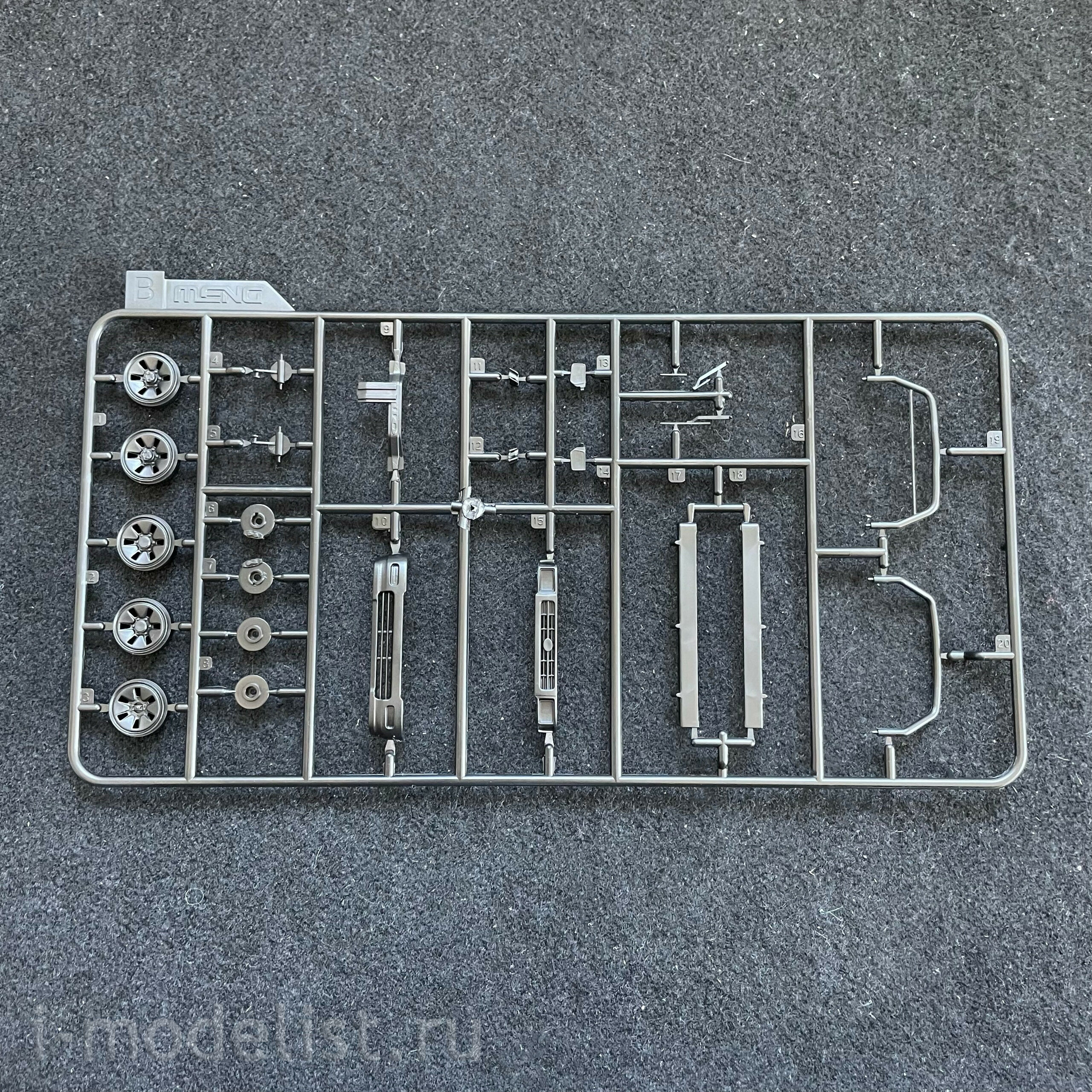 VS-001 Meng 1/35 Toyota HiLux 4x4 Dual Cab Sr5 (1997) with ZPU-1