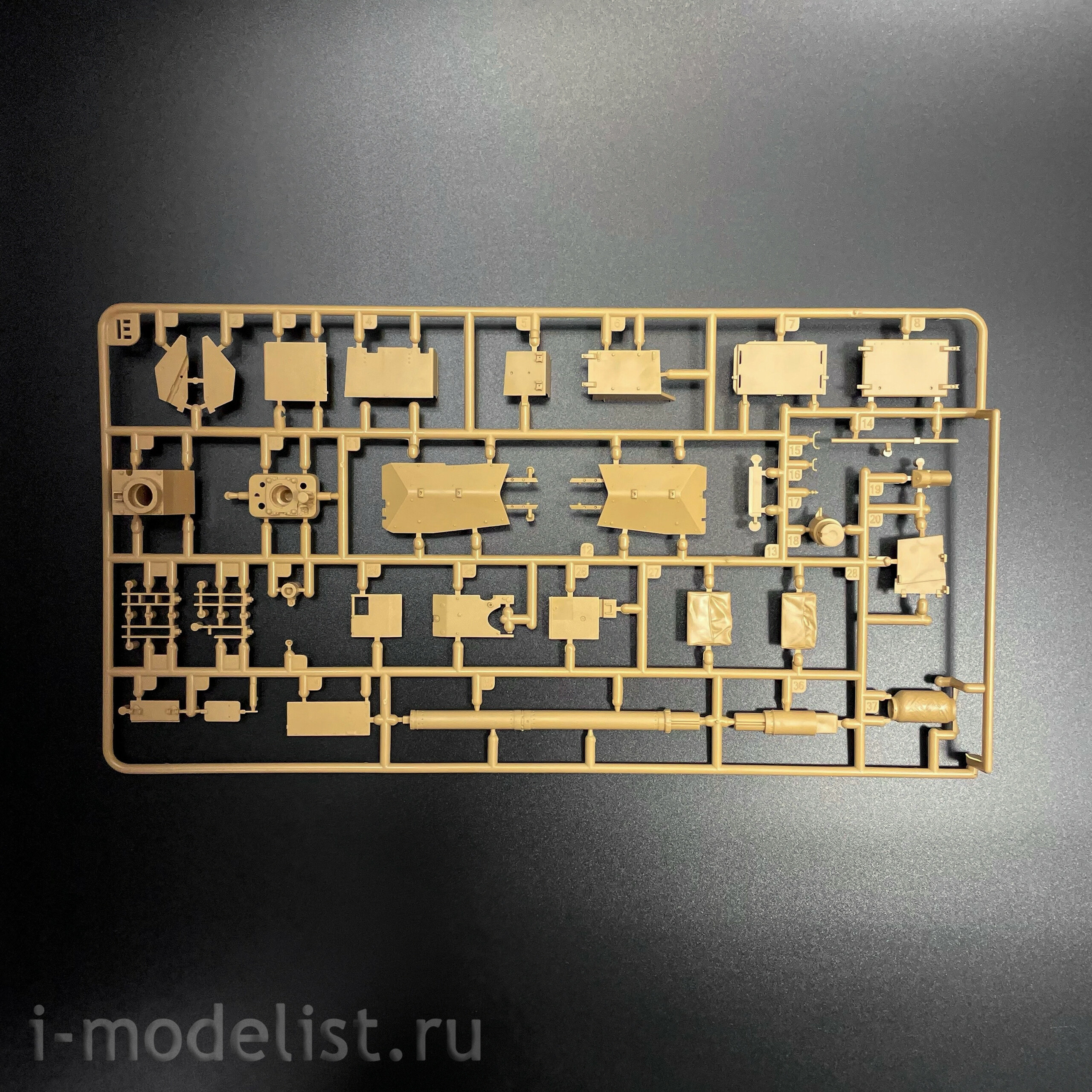 RM-5114 Rye Field Model 1/35 German Leopard 2A6 Tank (Trophy version) with T-80 rollers
