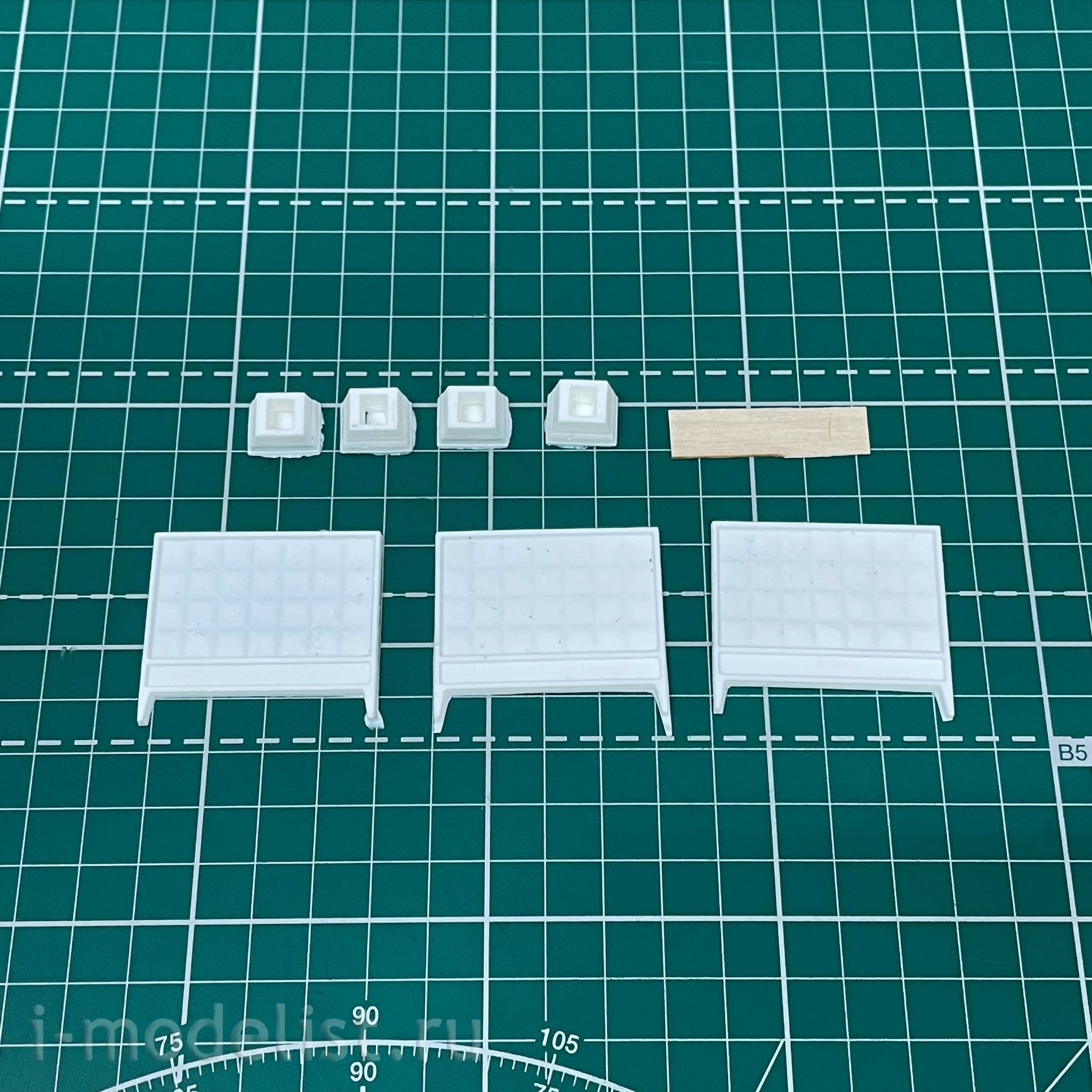 22-901/3 Imodelist 1/72 Concrete fence DIAMOND FACE 3 PB30.20 3 plates (4 cups) + wedges