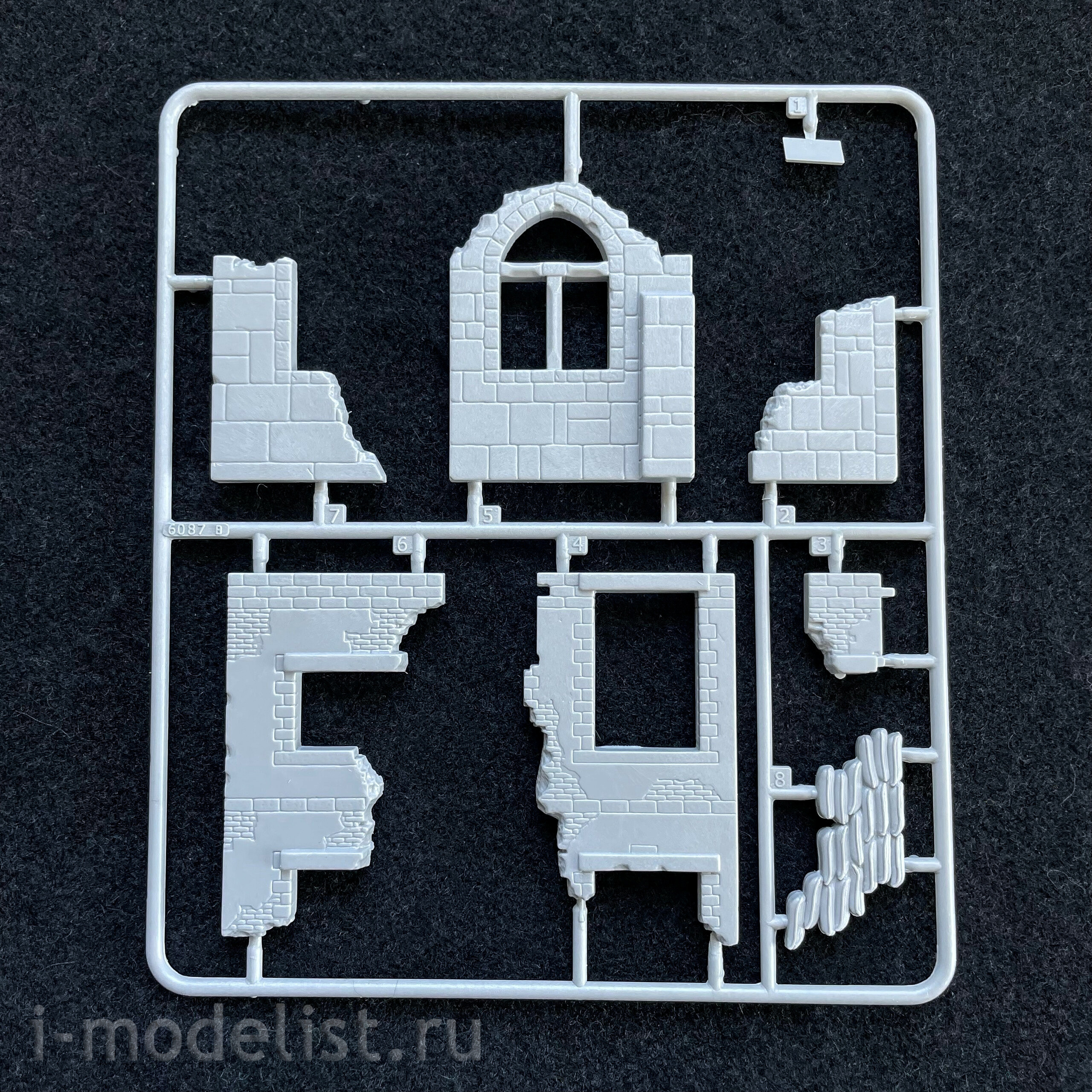 6087 Italeri 1/72 Walls And Ruins