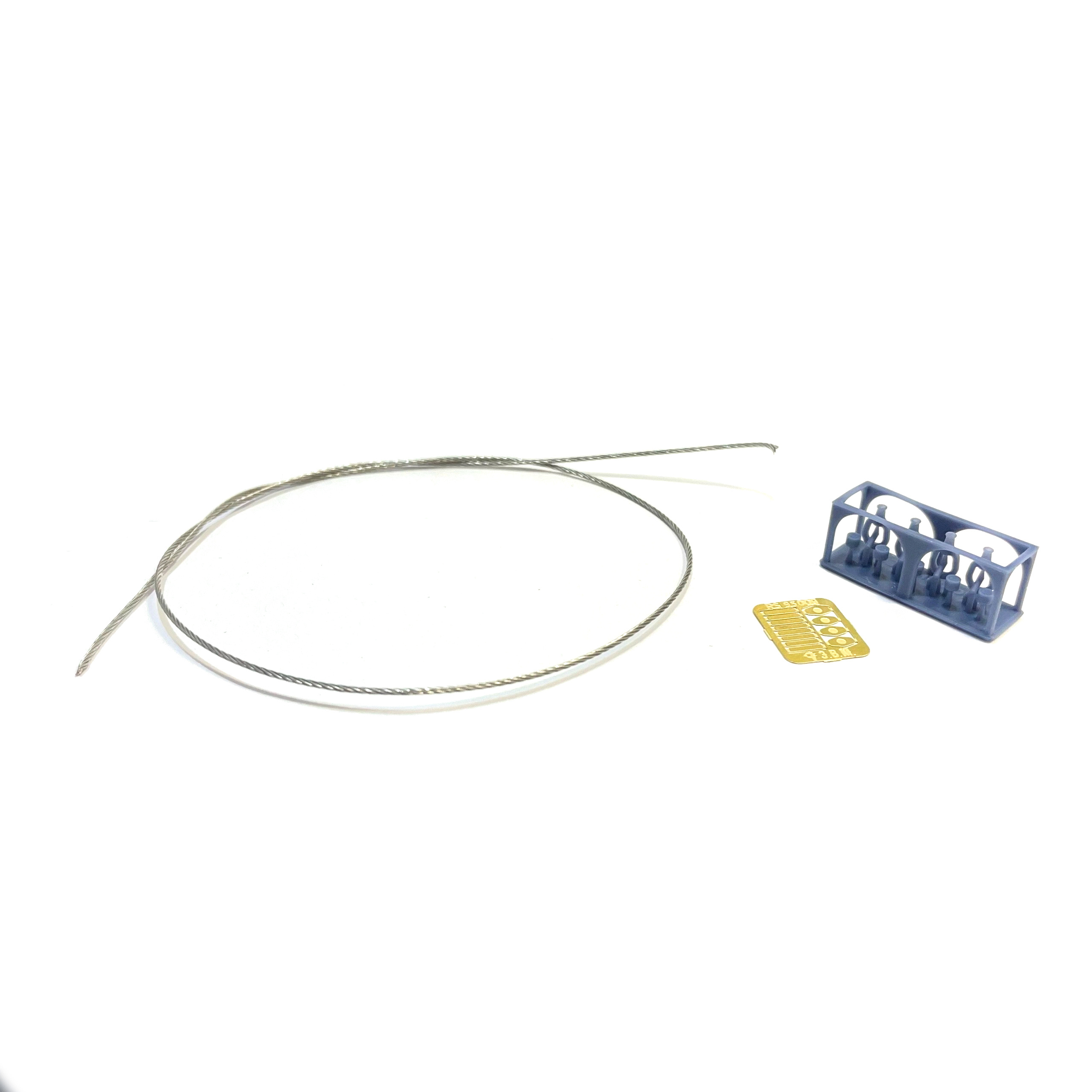 RS95009 Э.В.М. 1/35 Трос витой с коушами и креплением для САУ 2С1 