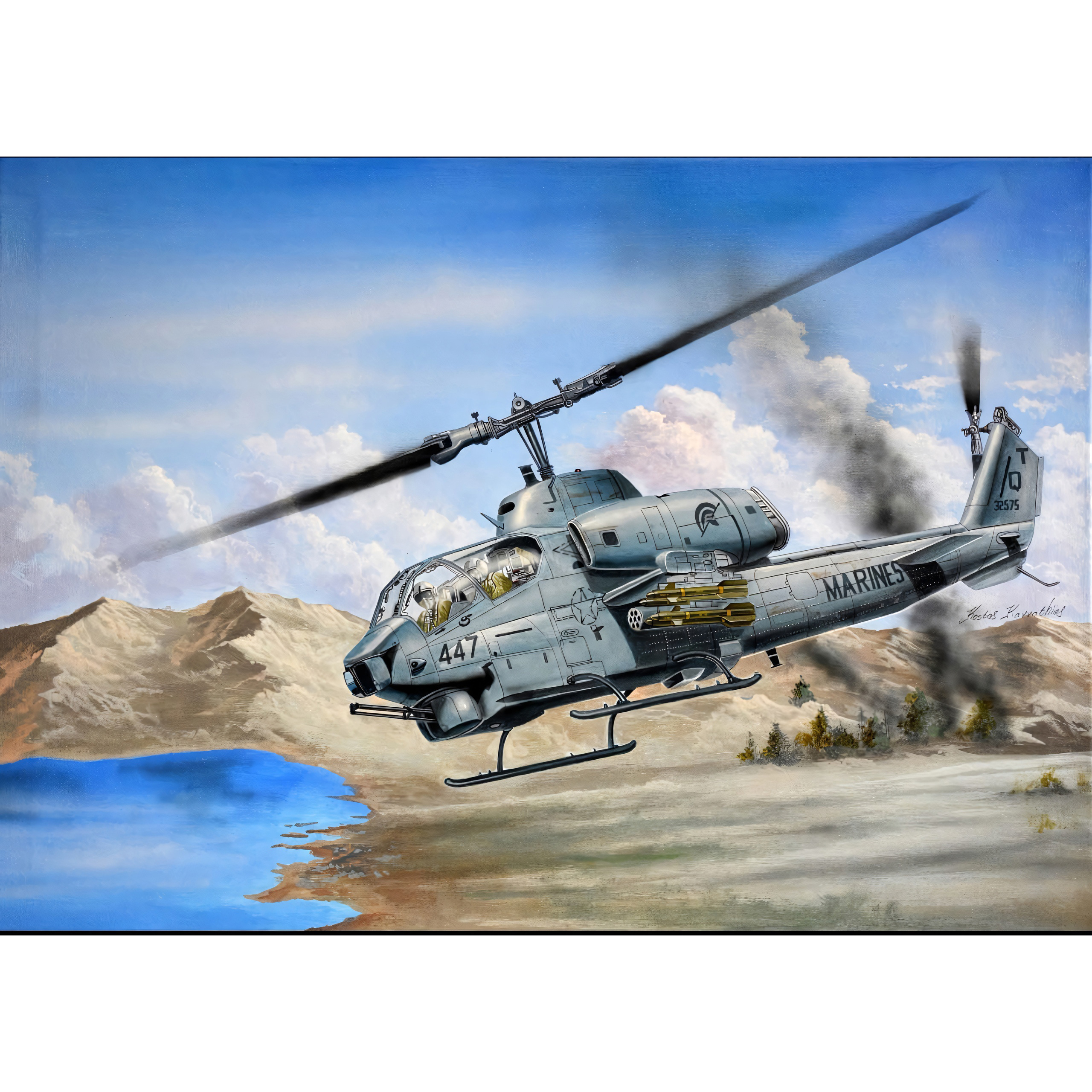05116 Т$ач 1/35 Ударный американский вертолёт AH-1W Super Cobra