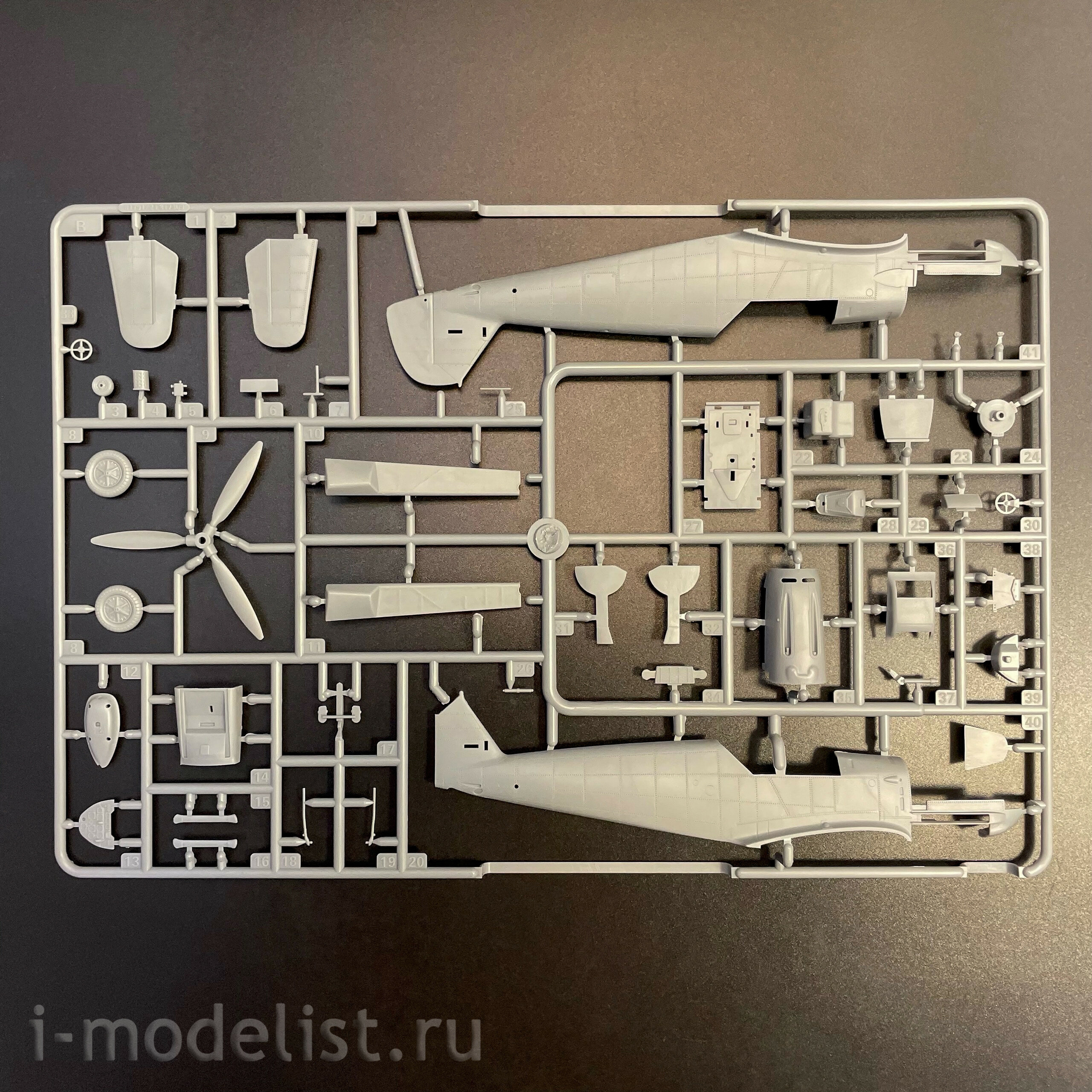 81792 HobbyBoss 1/48 Notмецкий истребитель Messerschmitt Bf-109E4