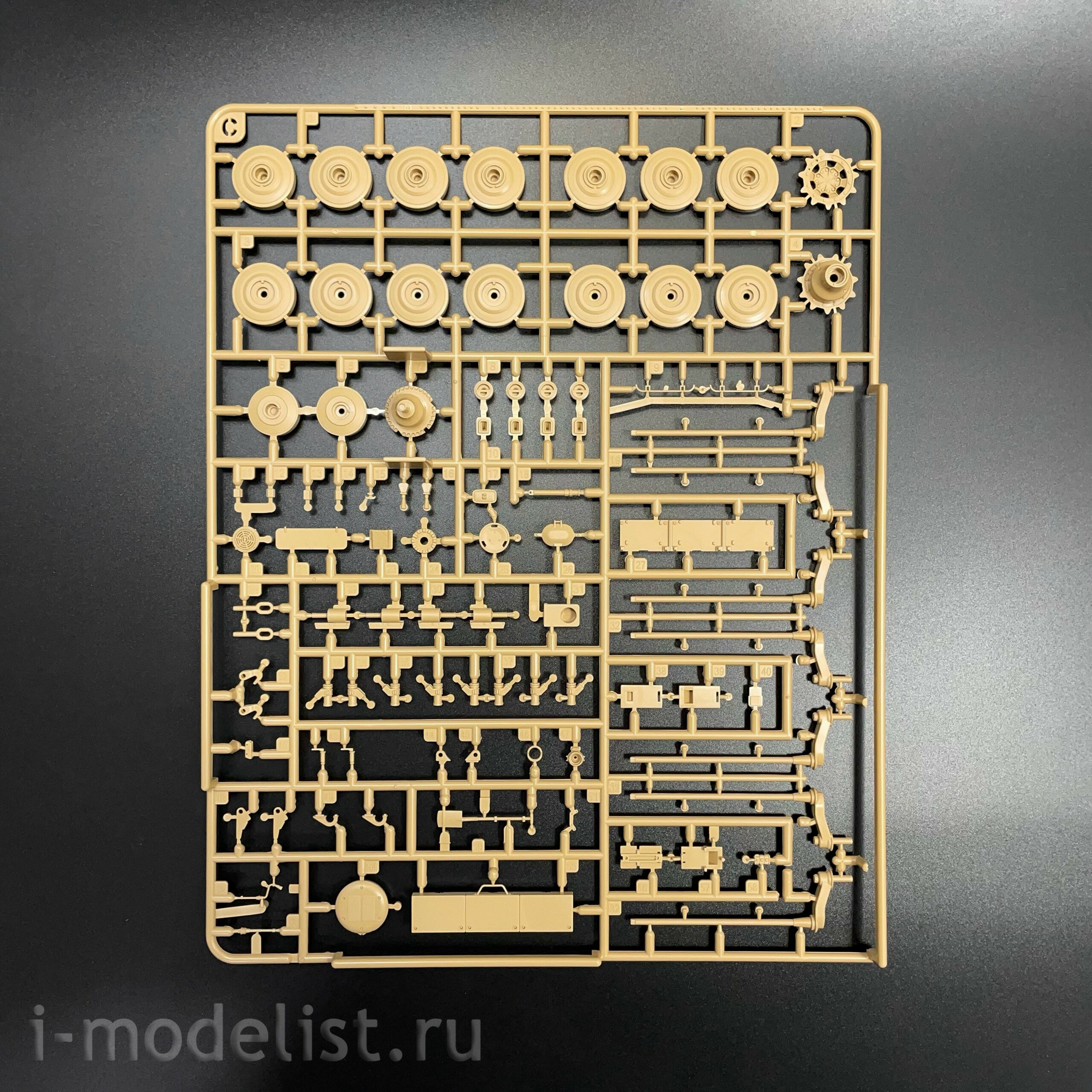 RM-5114 Rye Field Model 1/35 German Leopard 2A6 Tank (Trophy version) with T-80 rollers