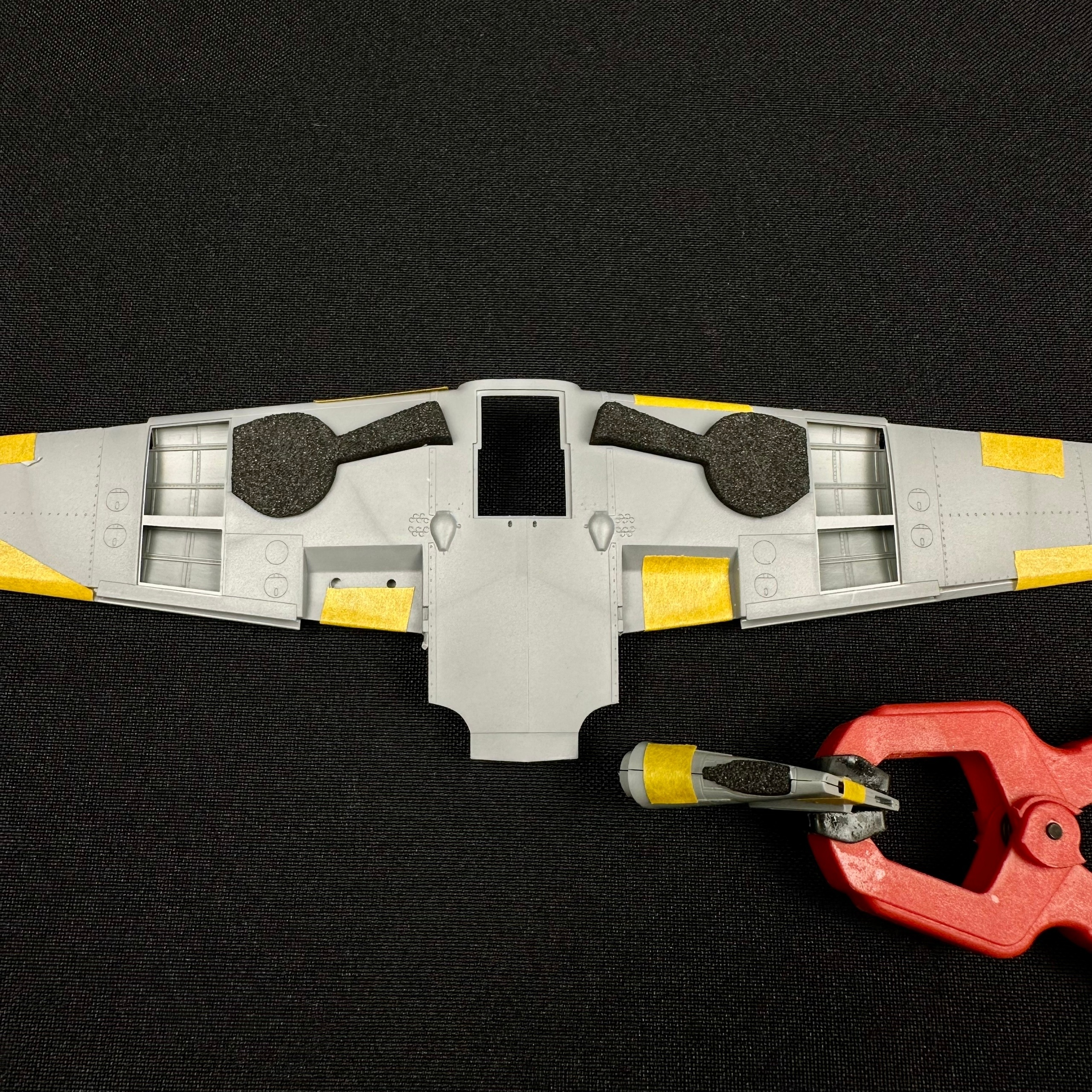 45004 SX-Art 1/48 Заглушки ниш для BF-109 F2 (Zvezda)