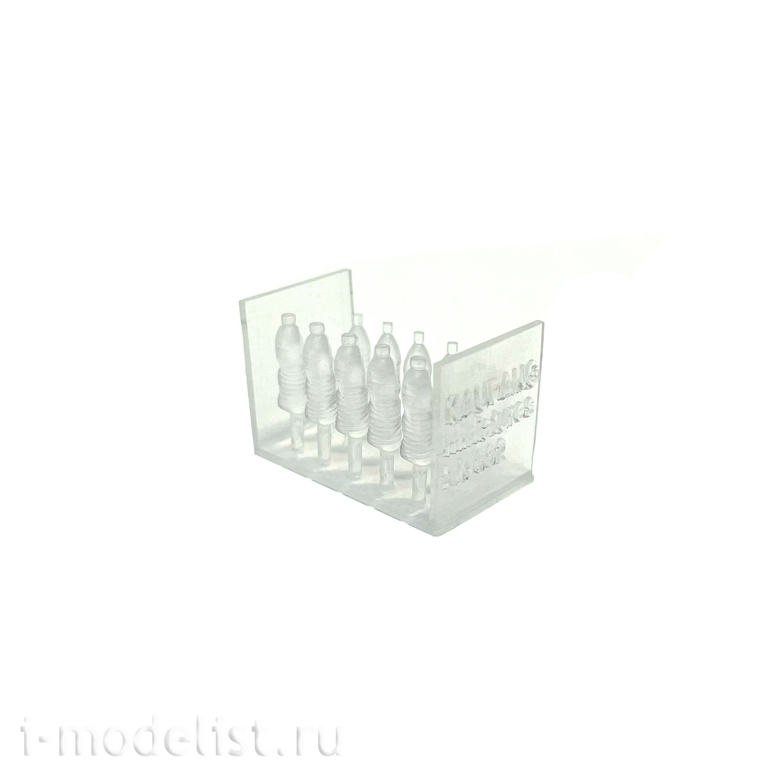 KMP002 Kaupang Miniatures 1/35 Set: 5 plastic crumpled, 5 beer and 5 milk bottles