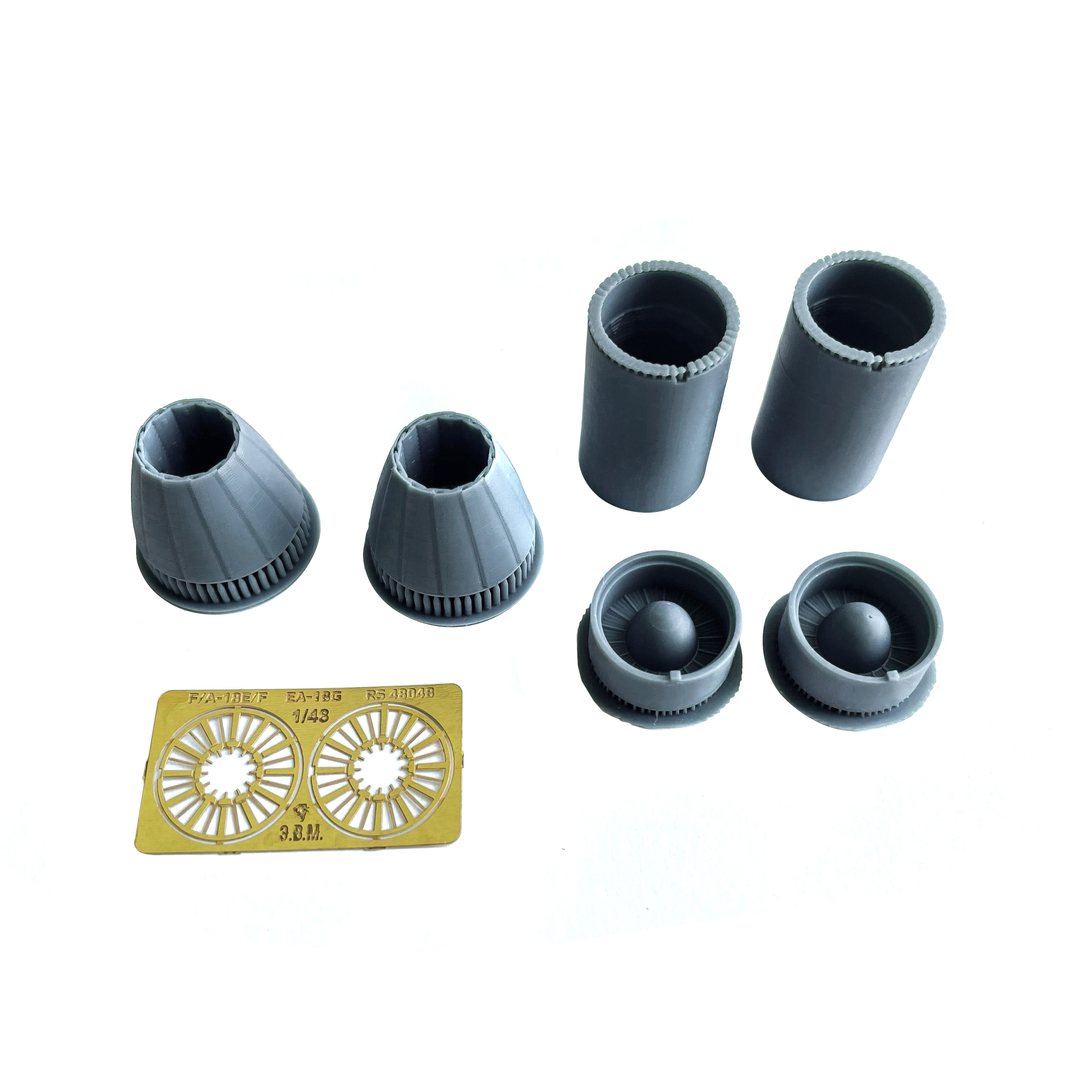 RS48048 E.V.M. 1/48 Nozzles of F-18 Super Hornet engines (Type 1)
