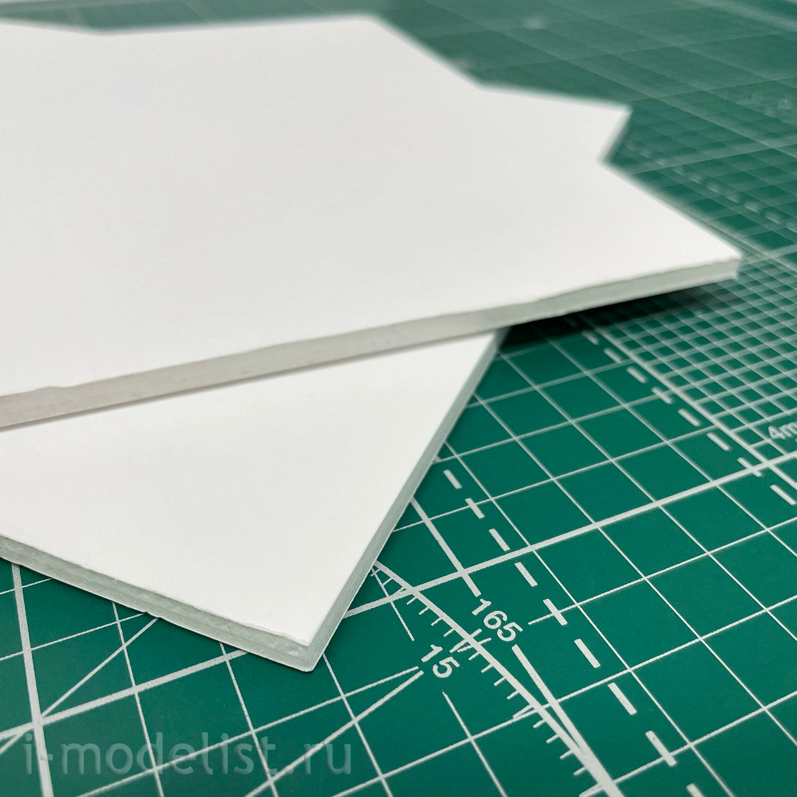 5602 Svmodel Foam cardboard white sheet 5.0 mm - 200x250 mm - 2 pcs.