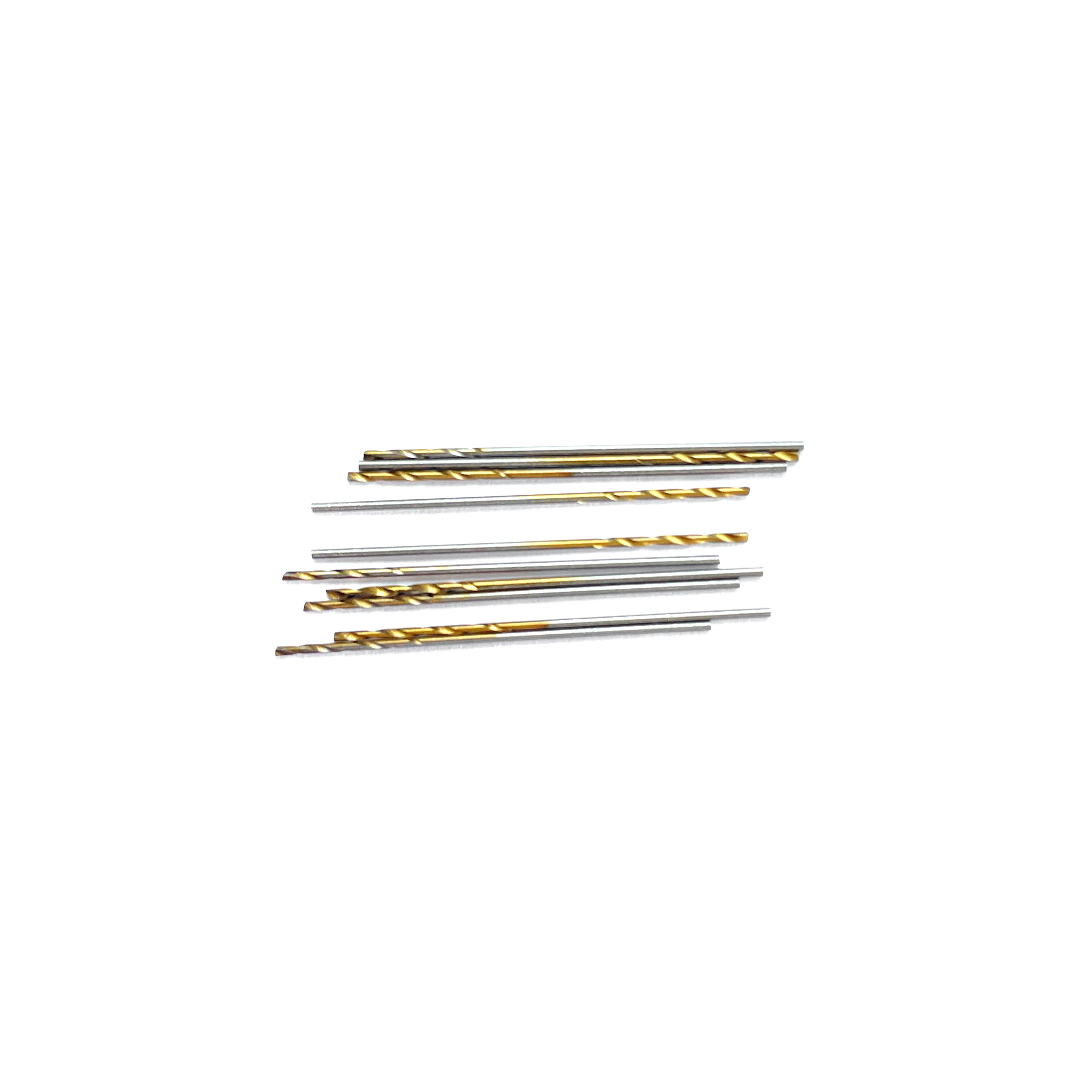 42562 JAS Mini drill HSS 6542 (M2) titanium coated d 0.65 mm 10 pcs.