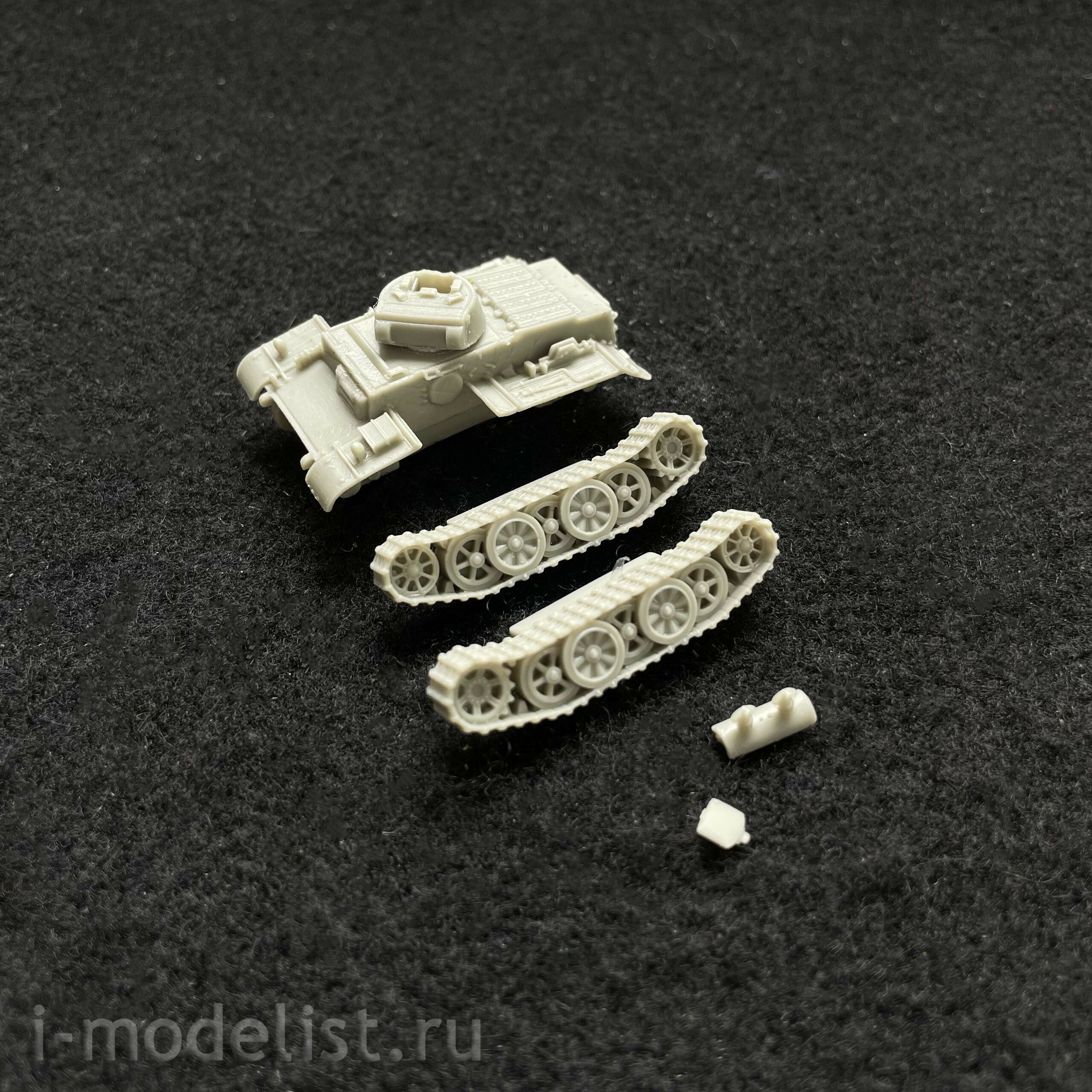 100113P4 Zebrano 1/100 Platoon of German light tanks Pz.Kpfw. IF (4 pcs.)