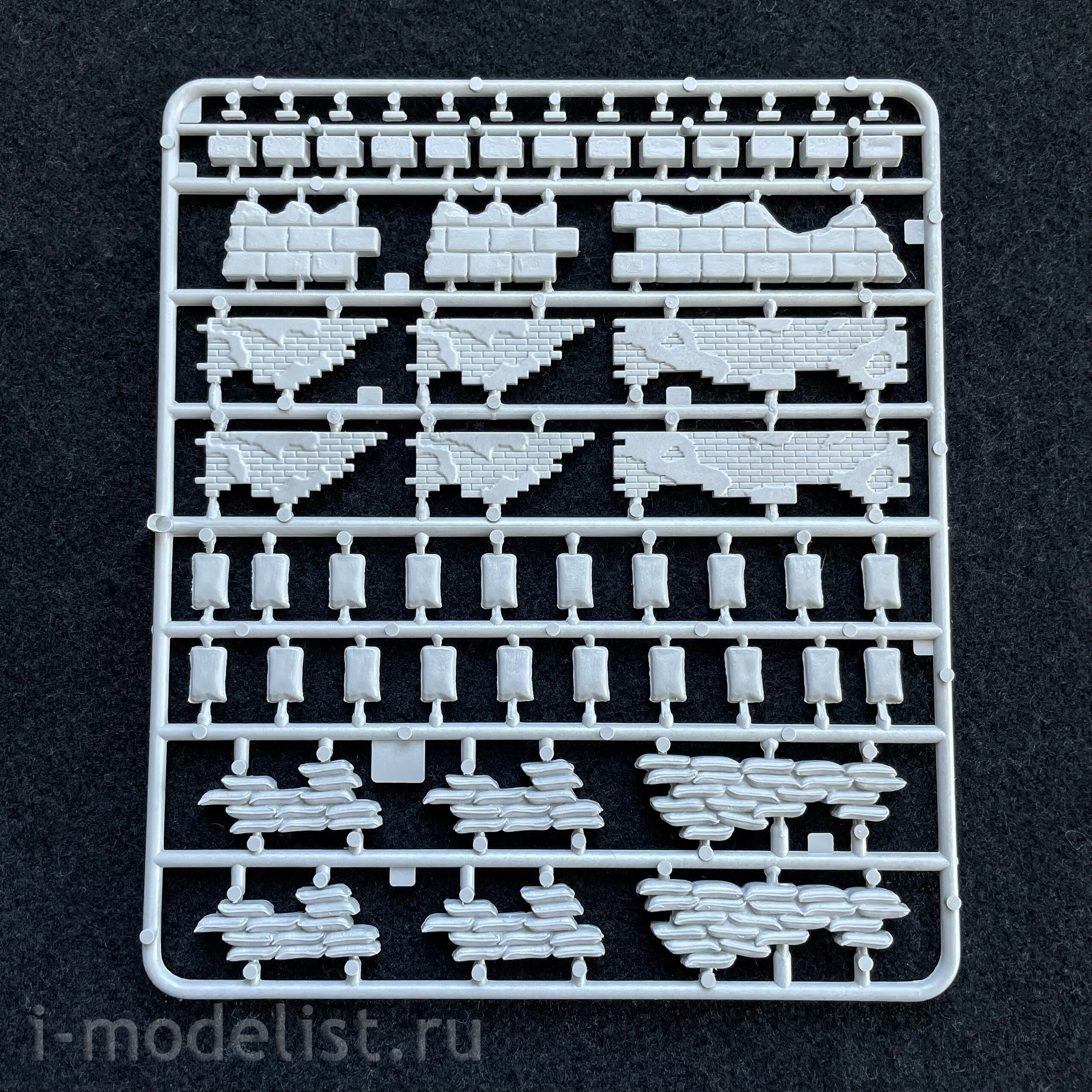 6087 Italeri 1/72 Walls And Ruins