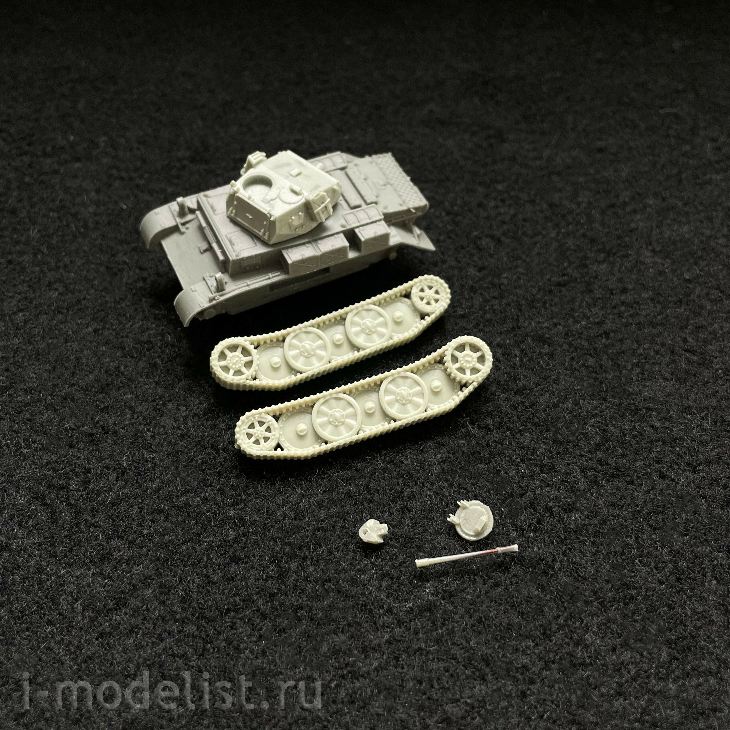100022P3 Zebrano 1/100 Platoon of German light tanks Pz.Kpfw. IIL Luchs (3 pcs.)