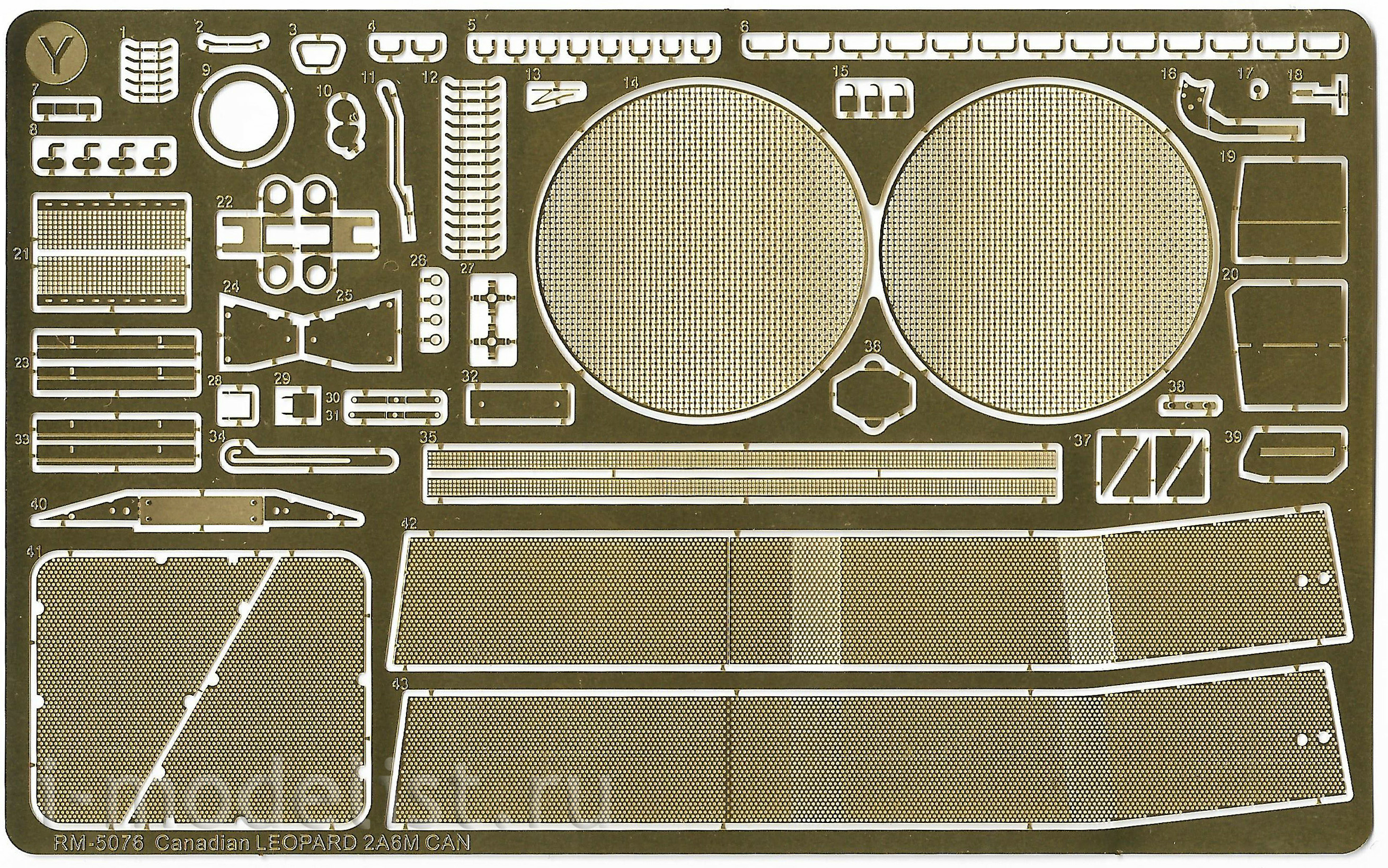 RM-5076 Rye Field Model 1/35 Canadian Leopard 2A6M CAN with working tracks