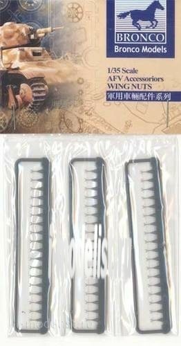 AB3502 Bronco 1/35 Butterfly Wing Nuts (Allied)