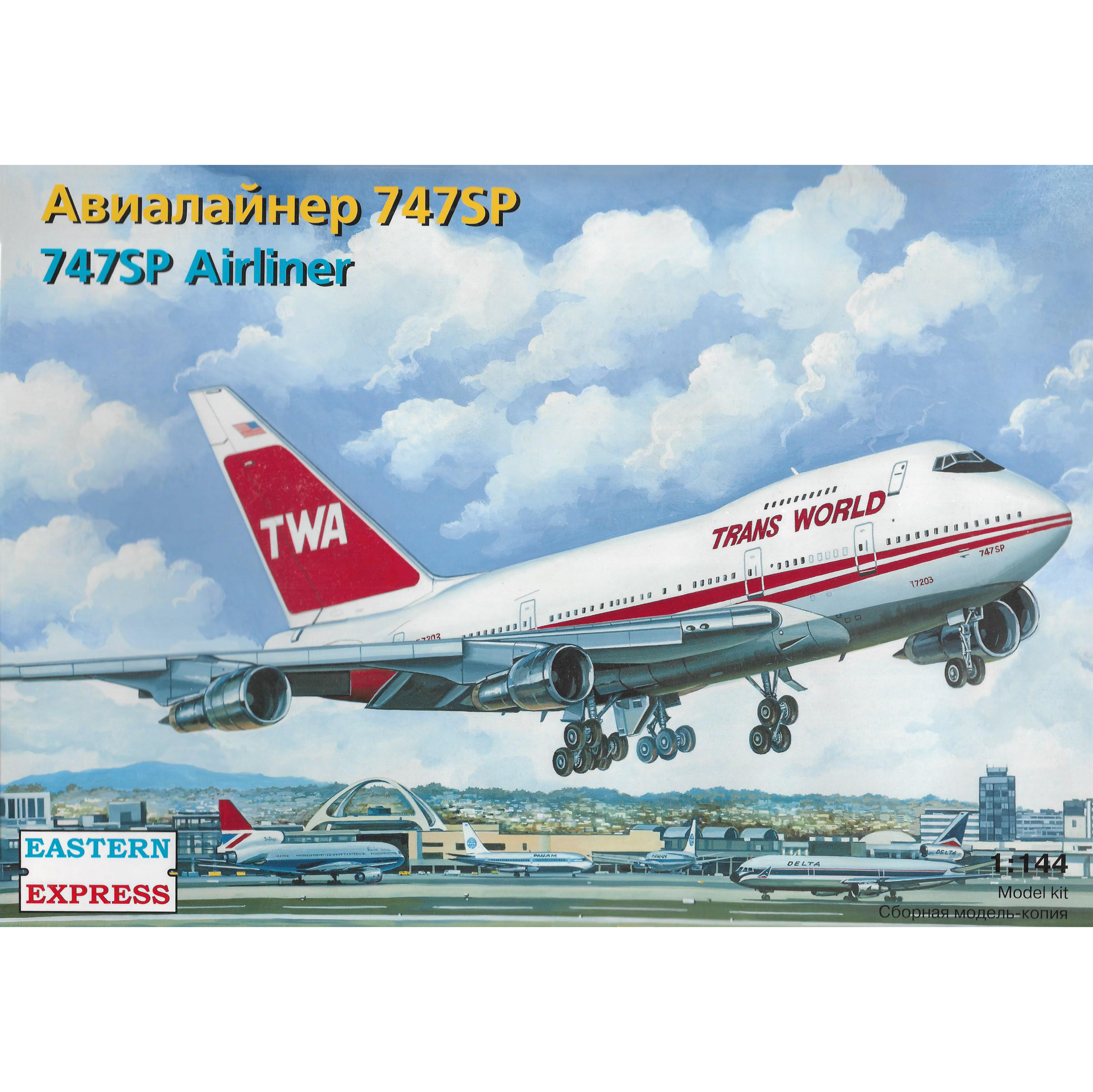 144153 EASTERN EXPRESS 1/144 Авиалайнер B747 SP