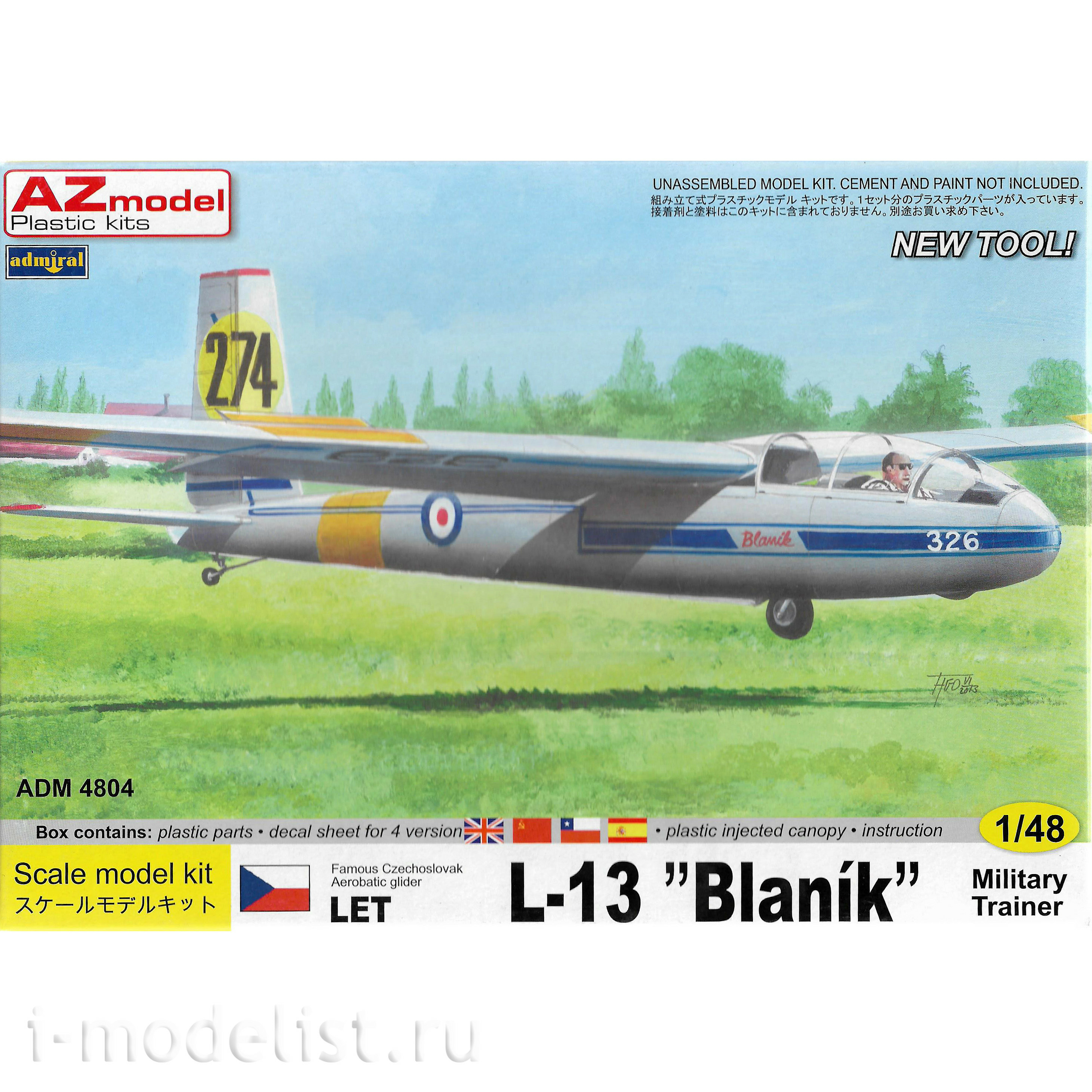ADM4804 AZ Model 1/48 LET L-13 
