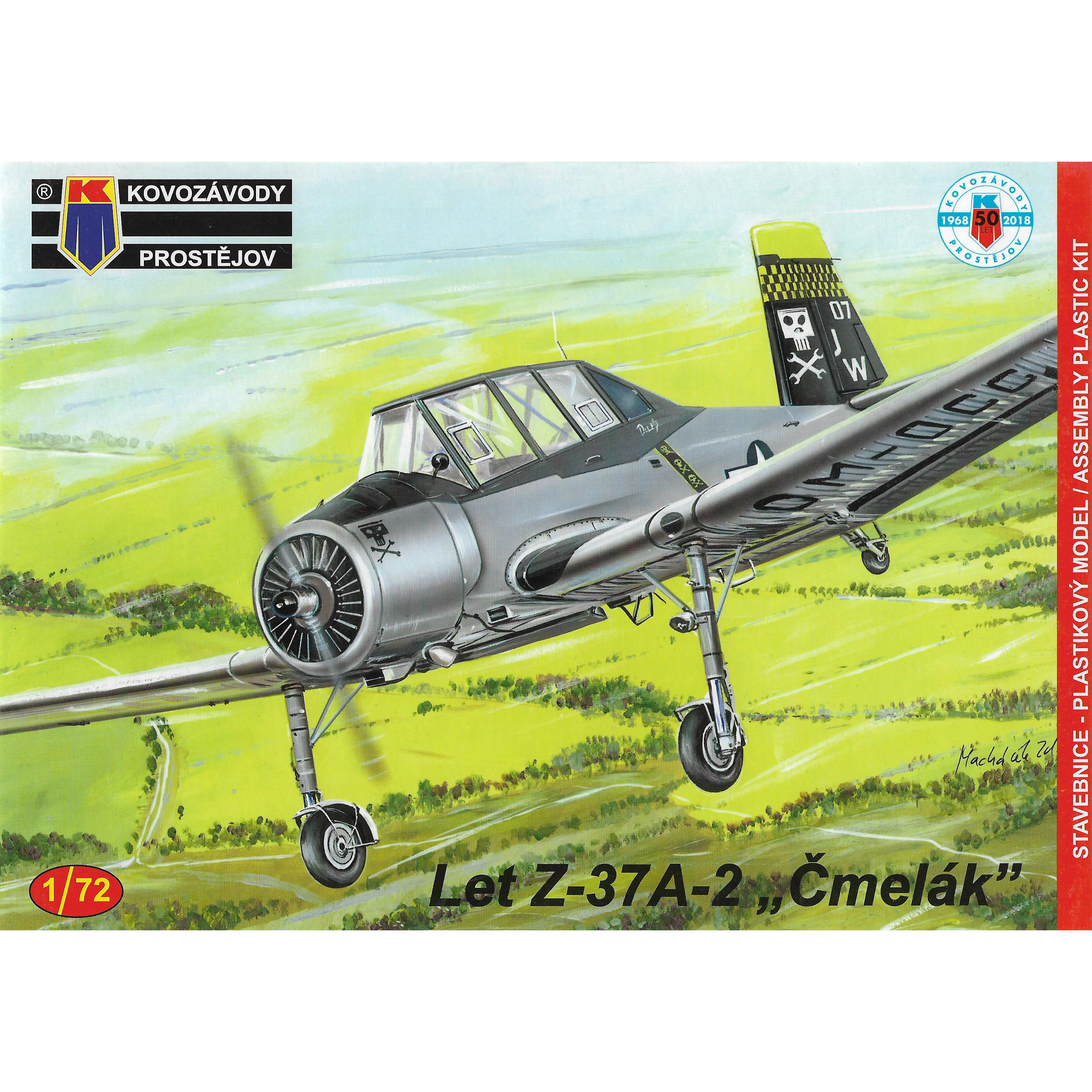 KPM0130 Kovozavody Prostejov 1/72 Aircraft Let Z-37A-2 