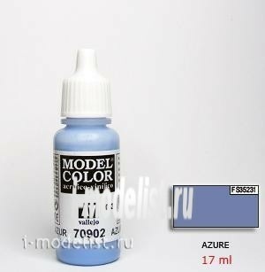 70902 acrylic Paint `Model Color azure/Azure