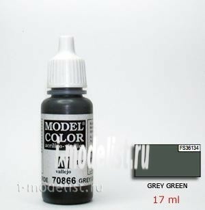 70866 Vallejo acrylic Paint `Model Color Grey-green/Grey green