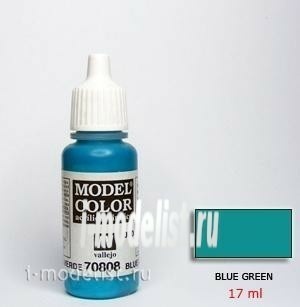 70808 Vallejo acrylic Paint `Model Color` Blue-green/Blue Green :: Paints  :: Vallejo :: Model Color