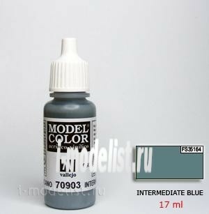 70903 acrylic Paint `Model Color Blue medium/Intermediate blue