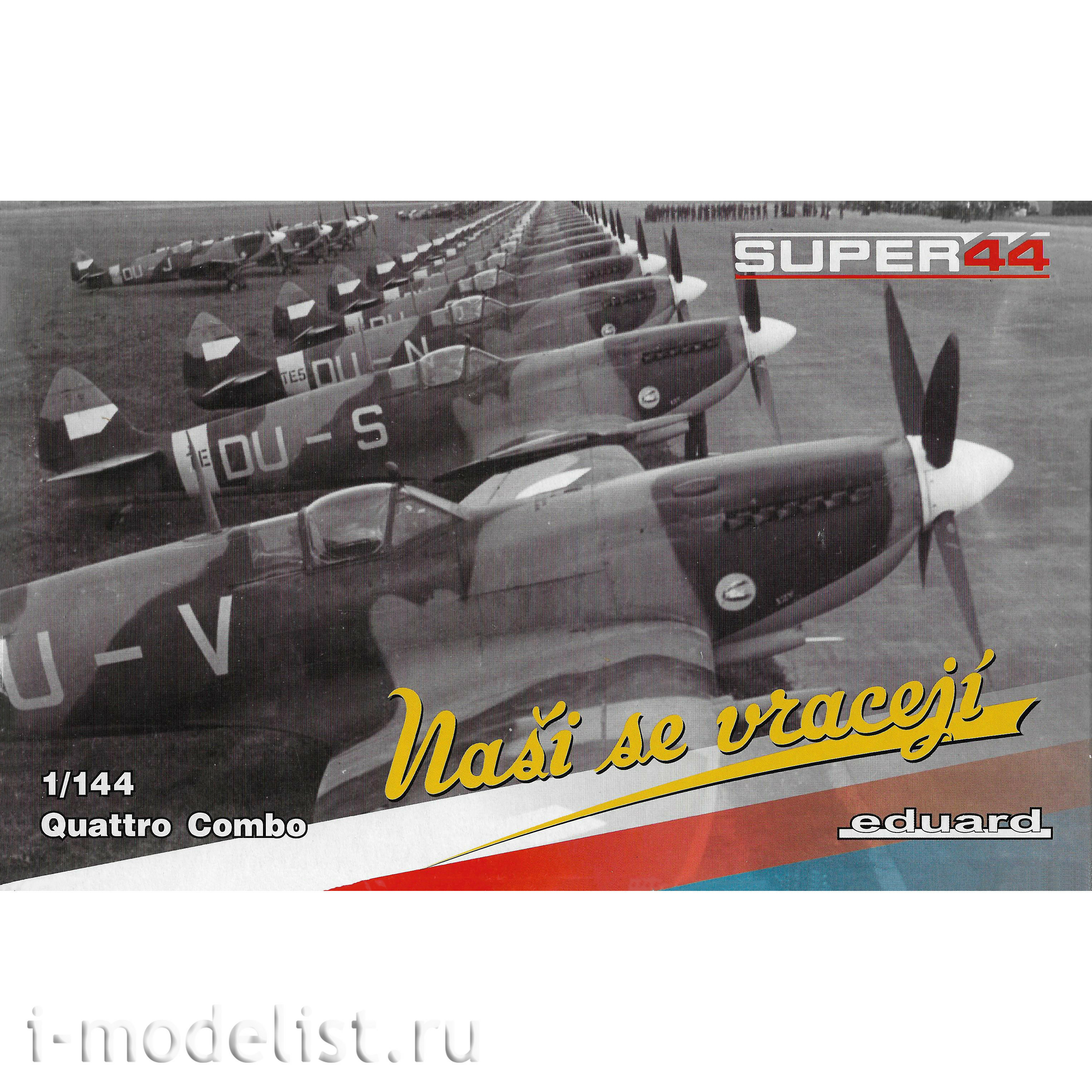 4432 Eduard 1/144 Nasi se vraceji Quattro Combo (four models in a box)