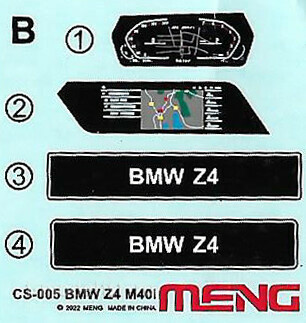 CS-005 Meng 1/24 BMW Z4 M40i Car