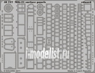 48727 Eduard photo etched parts 1/48 MiG-21 surface panels S. A.