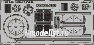 48708 Eduard Photo Etched Parts 1/48 MiG-27 F. O. D.