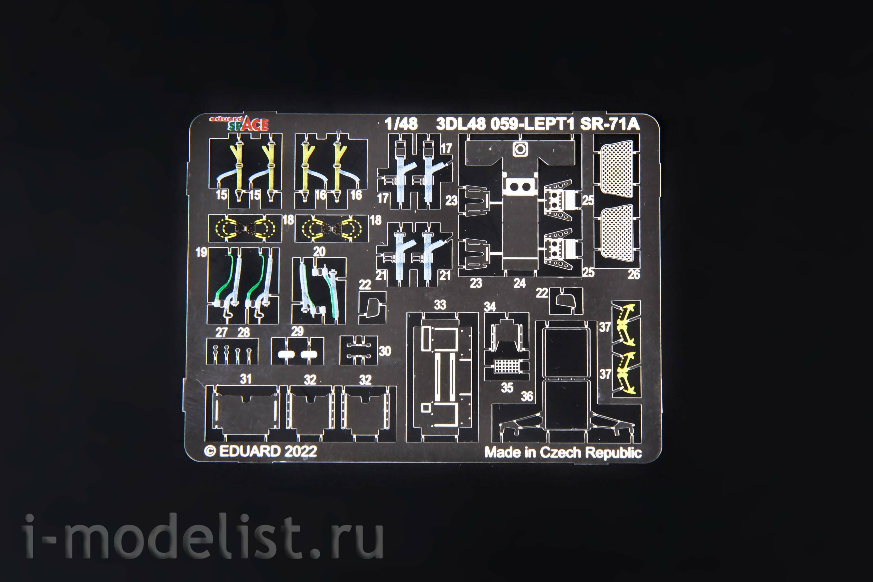 3DL48059 Eduard 1/48 3D Decals for SR-71A SPACE