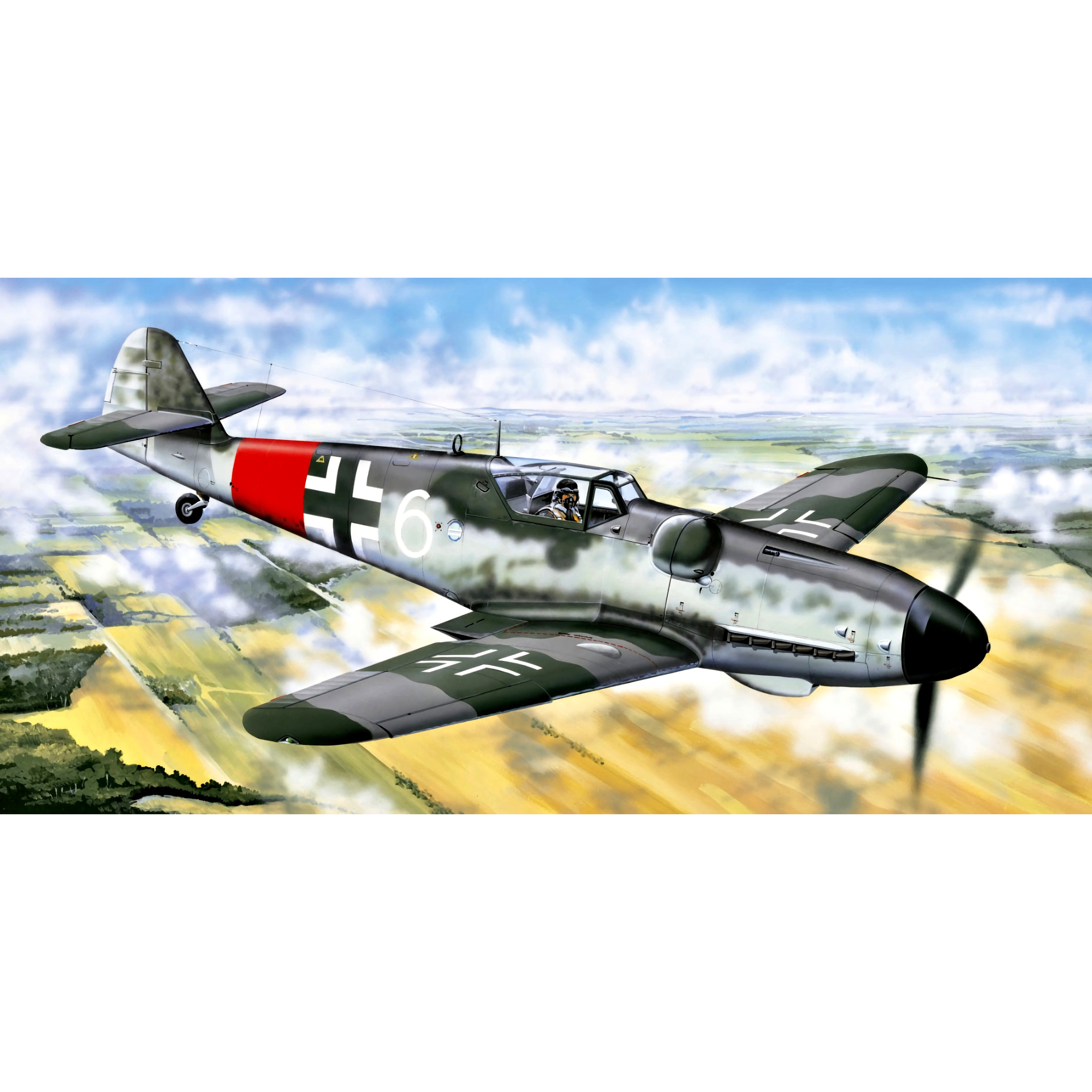 02408 Trumpeter 1/24 Messerschmitt Bf 109 G-6 aircraft late version