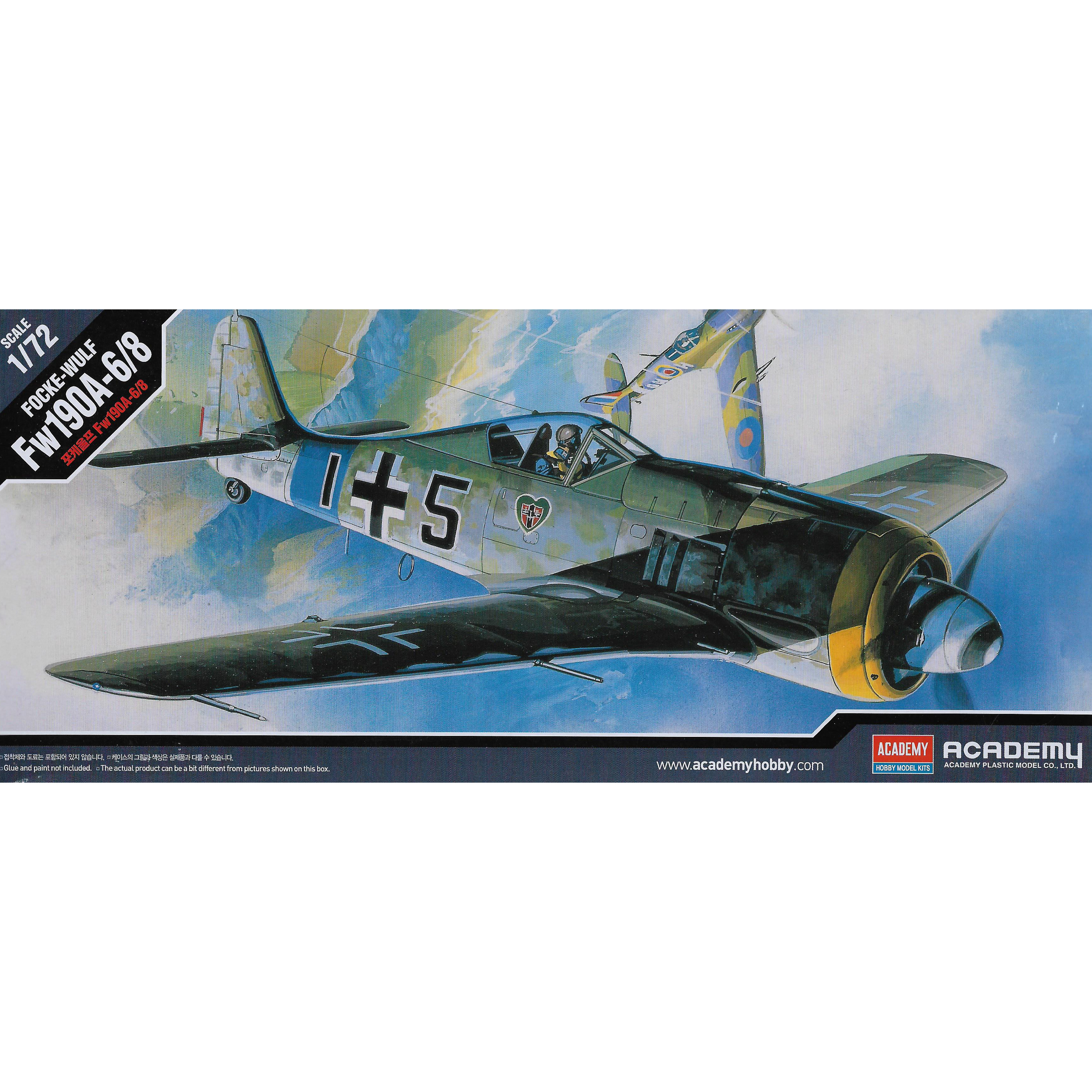 12480 Academy 1/72 Aircraft FOCKE-WULF FW190A-6/8