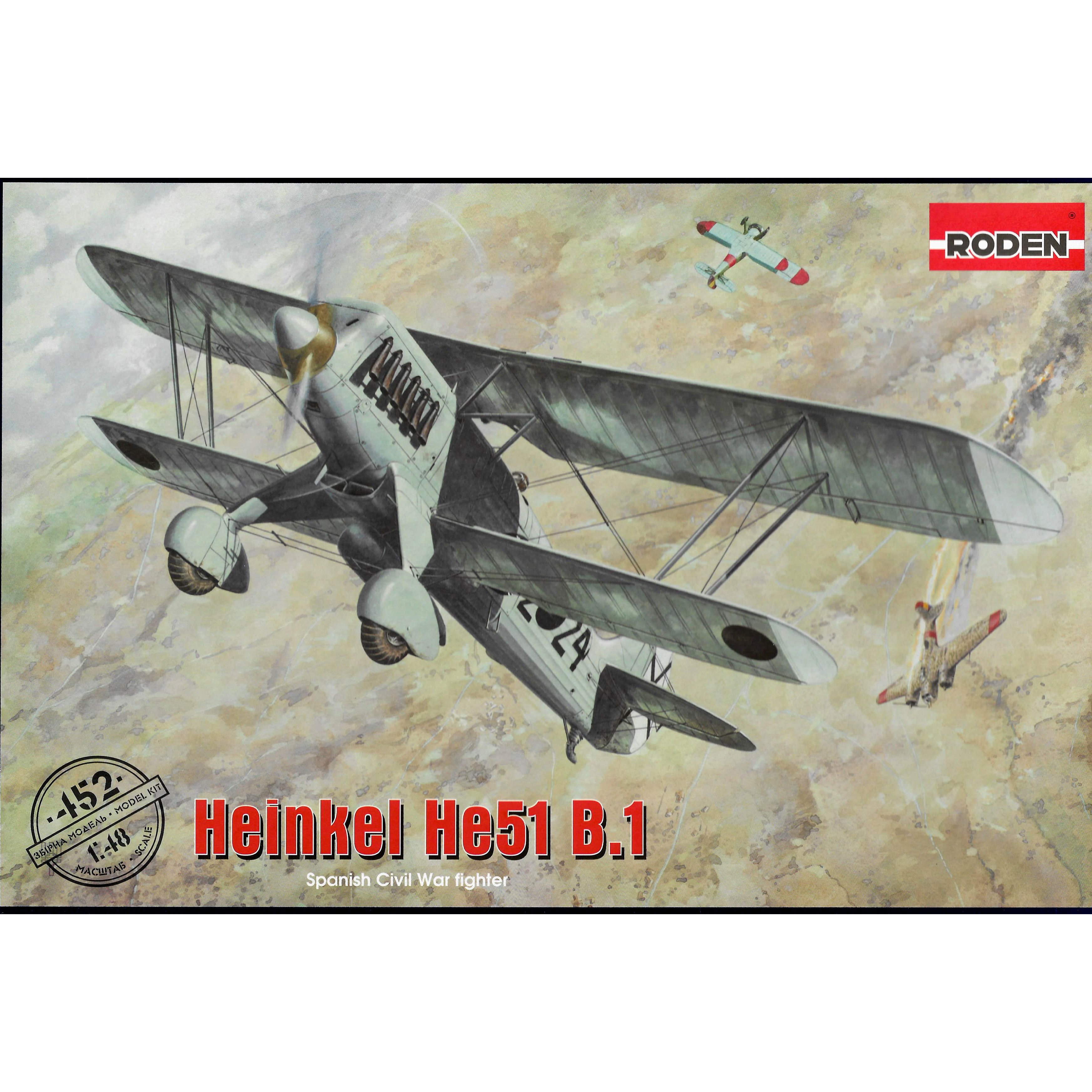 452 Roden 1/48 Heinkel He 51 B-1