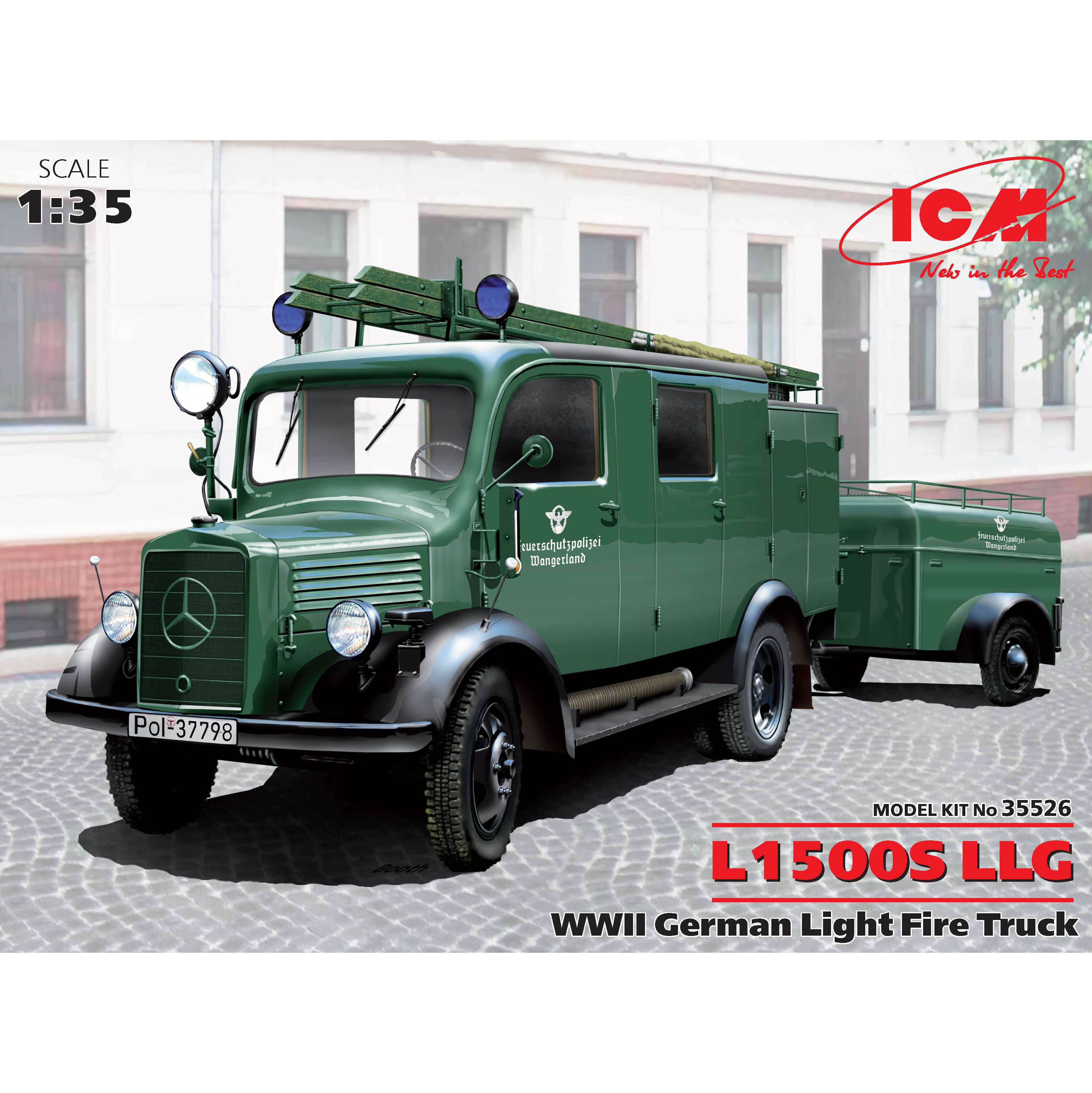 35526 ICM 1/35 L1500S LLG German light fire truck II MV