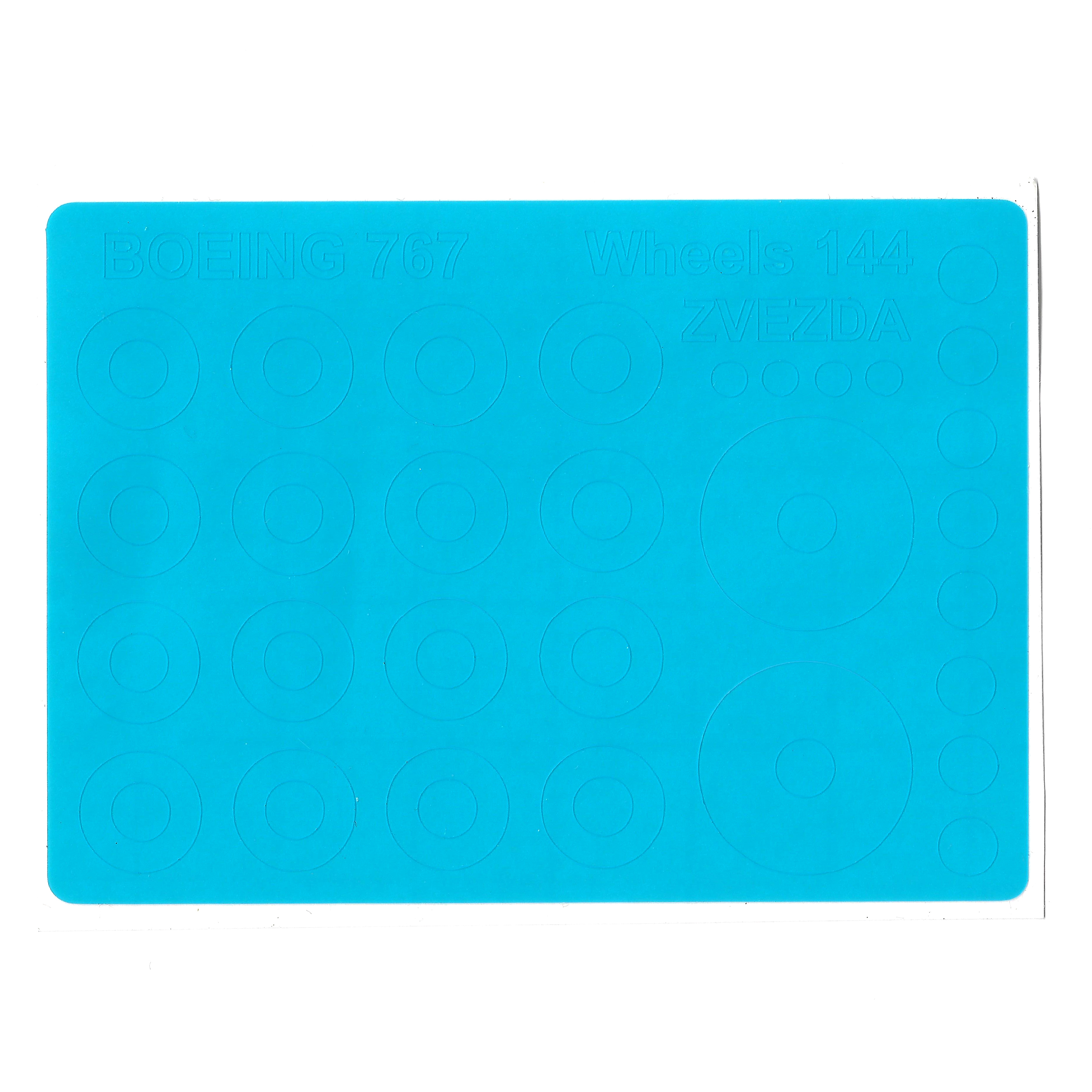 14713 KV Models 1/144 Set of paint masks for Boing 767, wheels