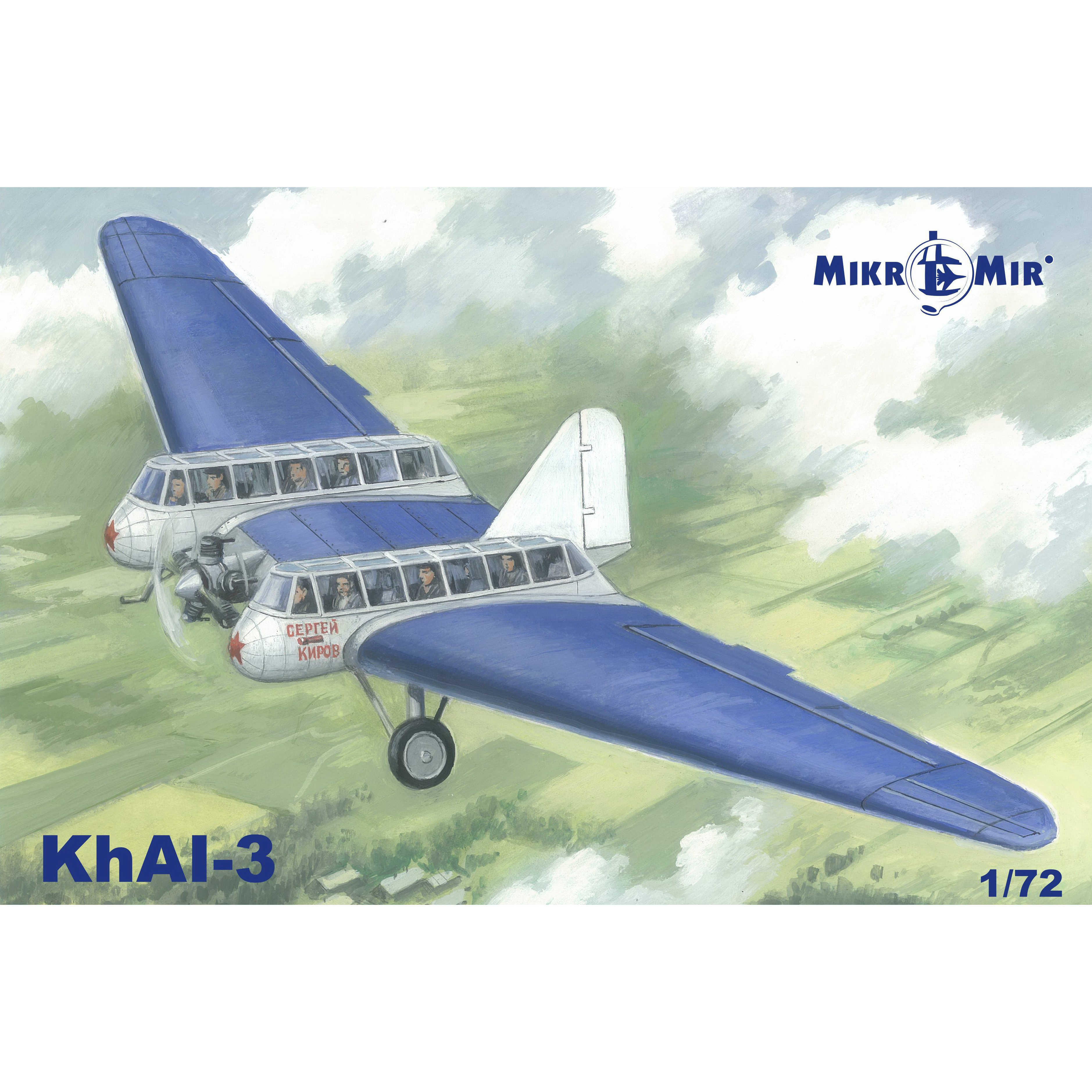 Mikromir 1/72 72-014 KhAI-3 plastic kit 