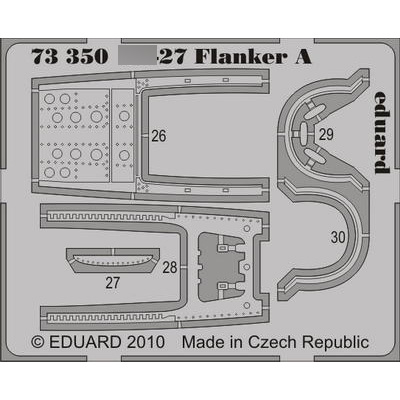 73350 Eduard 1/72 Photo Etching for С-27 Flanker A S.A.    ICM