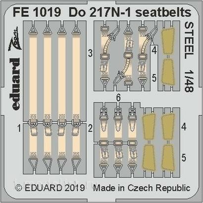 BIG49234 Eduard 1/48 Set of photo-etched parts for the Do 217N-1