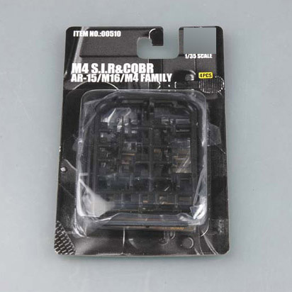 00510 Trumpeter 1/35 American machine gun AR-15/M16/M4 FAMILY M4 S.I.R and COBR