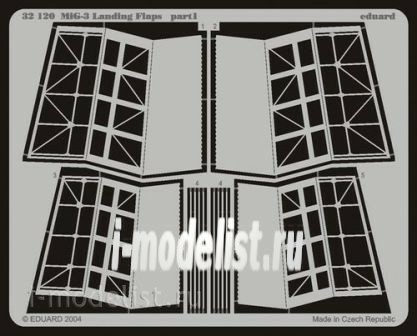 32120 1/32 Eduard photo etched parts for MiG-3 landing flaps   