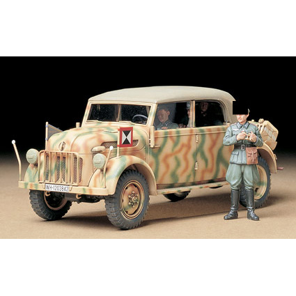 35235 Tamiya 1/35 German Steyr 1500A Kommanderwagen German staff car with interior details, accessories and three figures