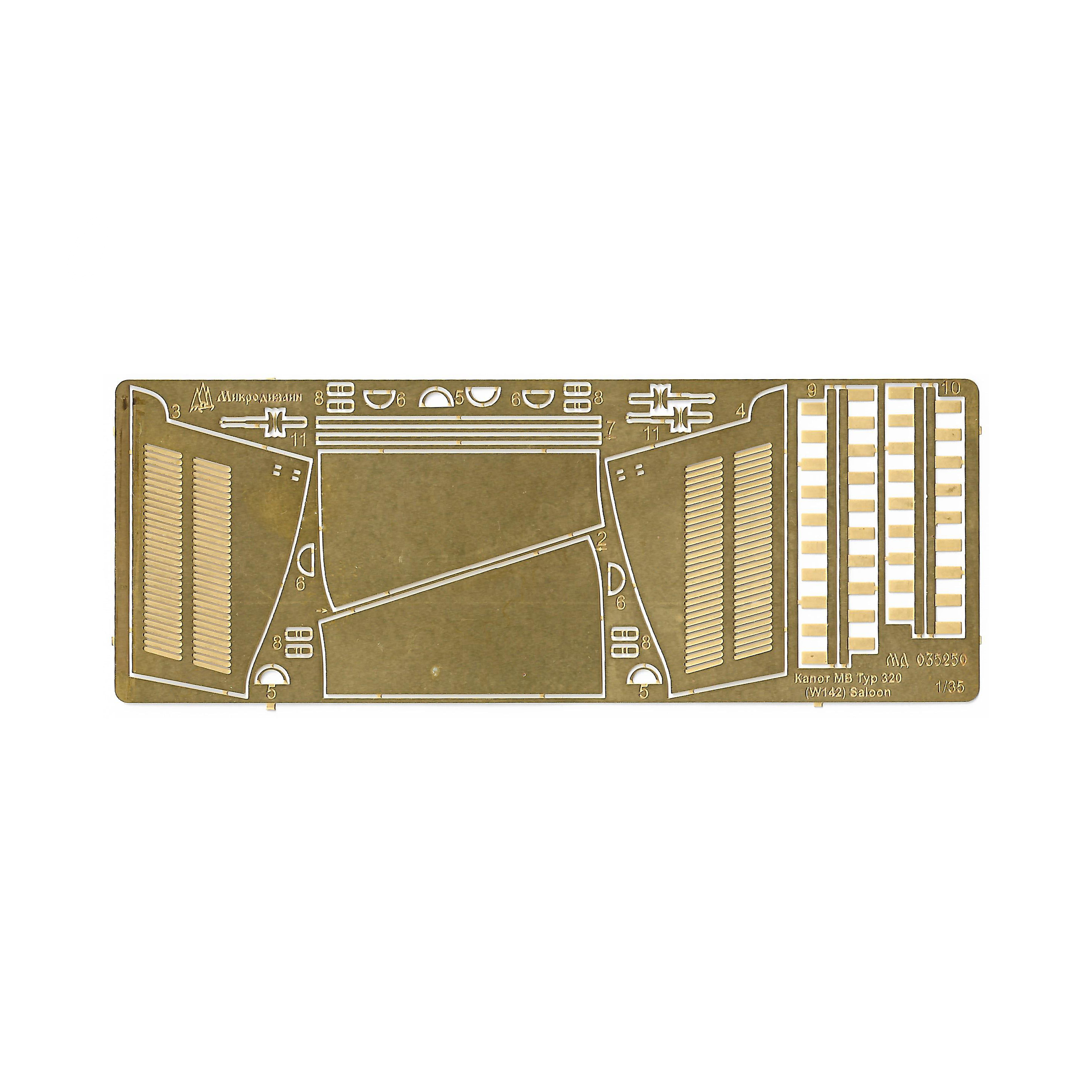 035250 Microdesign 1/35 Hoods Mercedes 320 from ICM