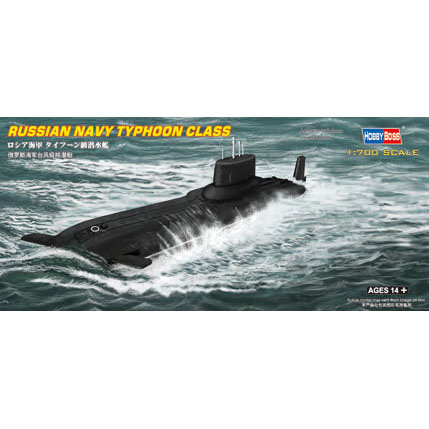 HobbyBoss 87019 1/700 Scale Russian Navy Typhoon class Submarine 