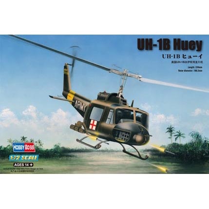 87228 HobbyBoss 1/72 Helicopter UH-1B Huey