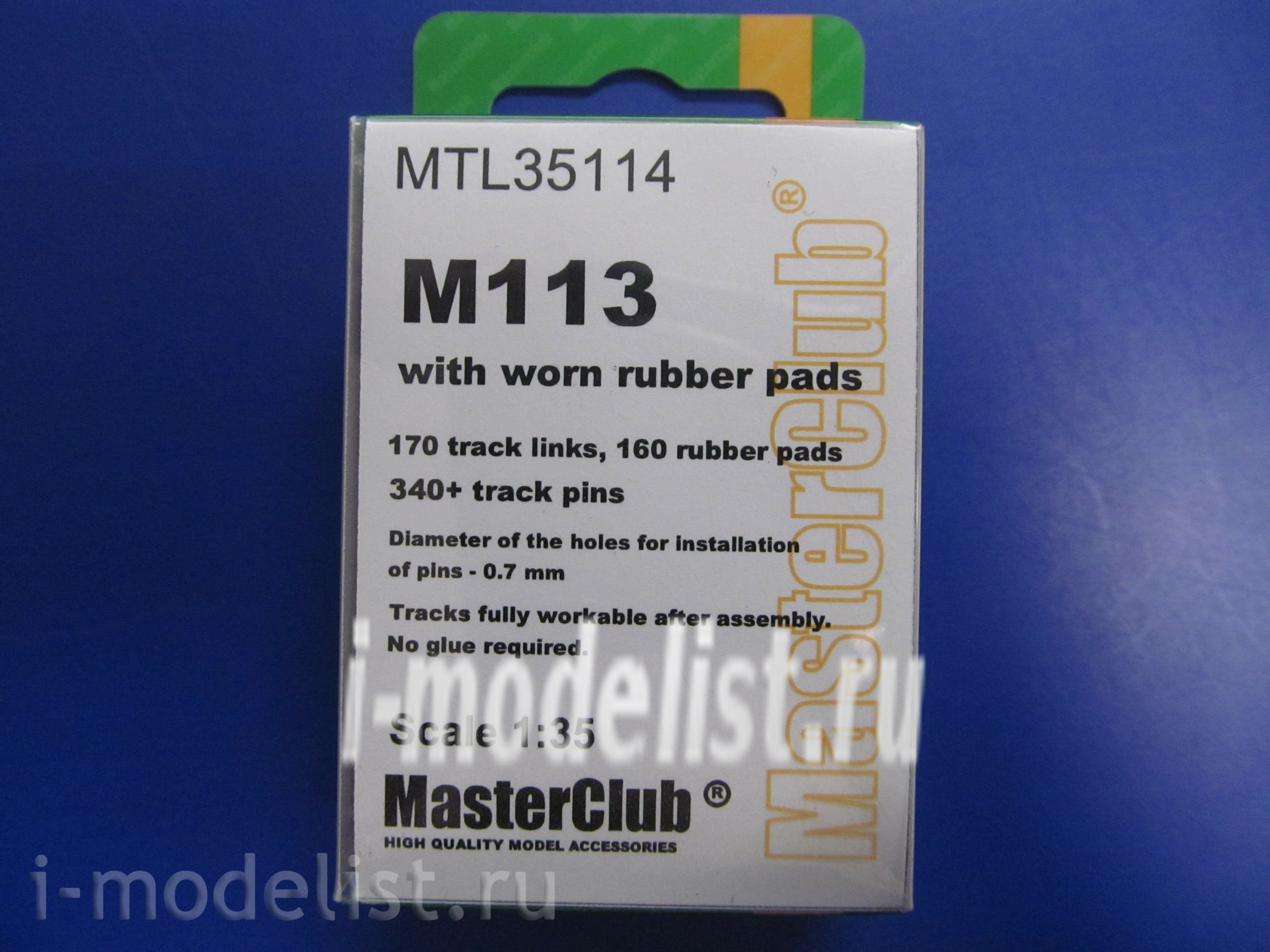 MTL-35114 1/35 MasterClub Tracks for M113 iron with worn cushions