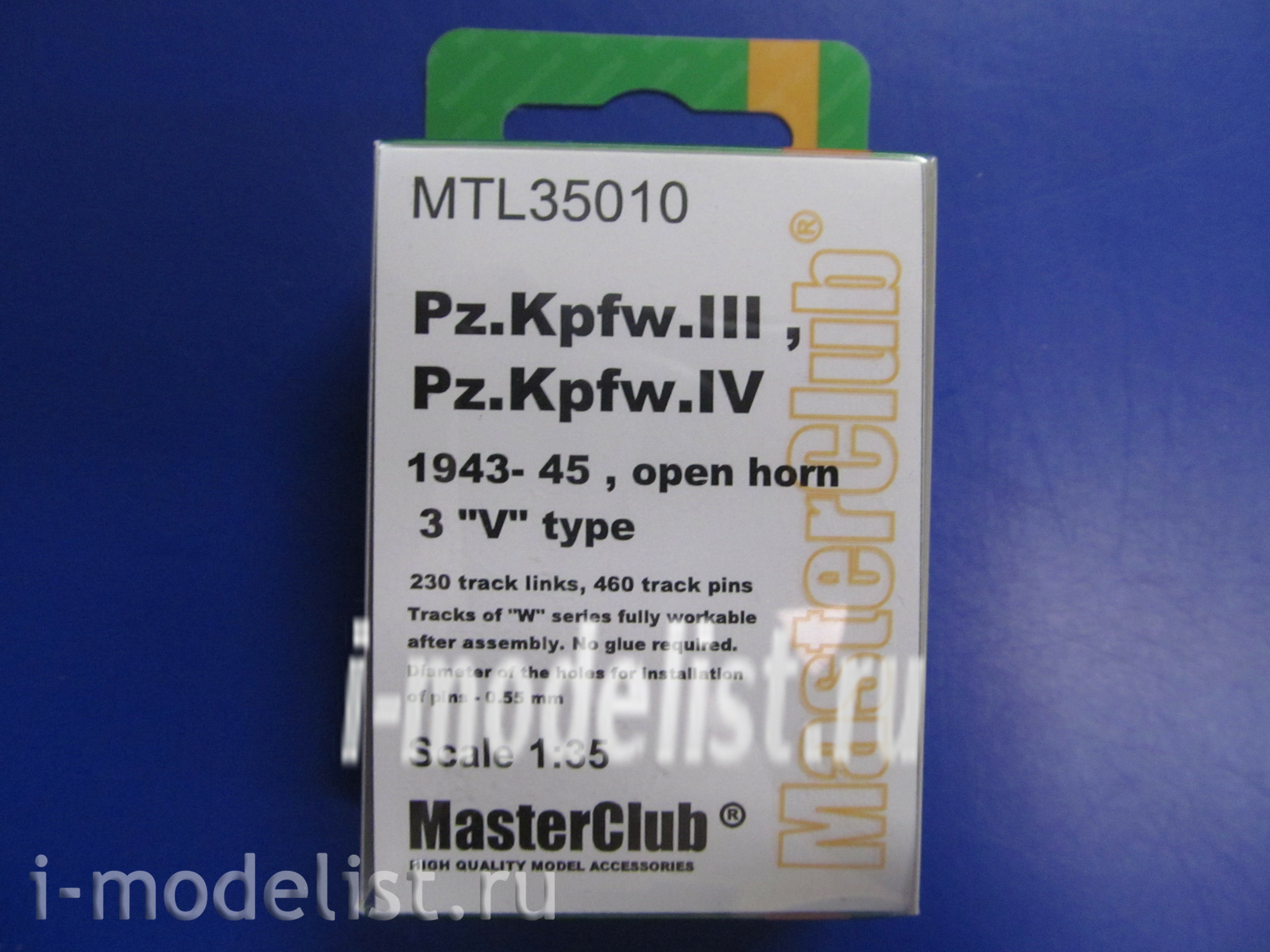 MTL-35010 MasterClub 1/35 Tracks iron for Pz.Kpfw.IV, StuG III 1943-45 