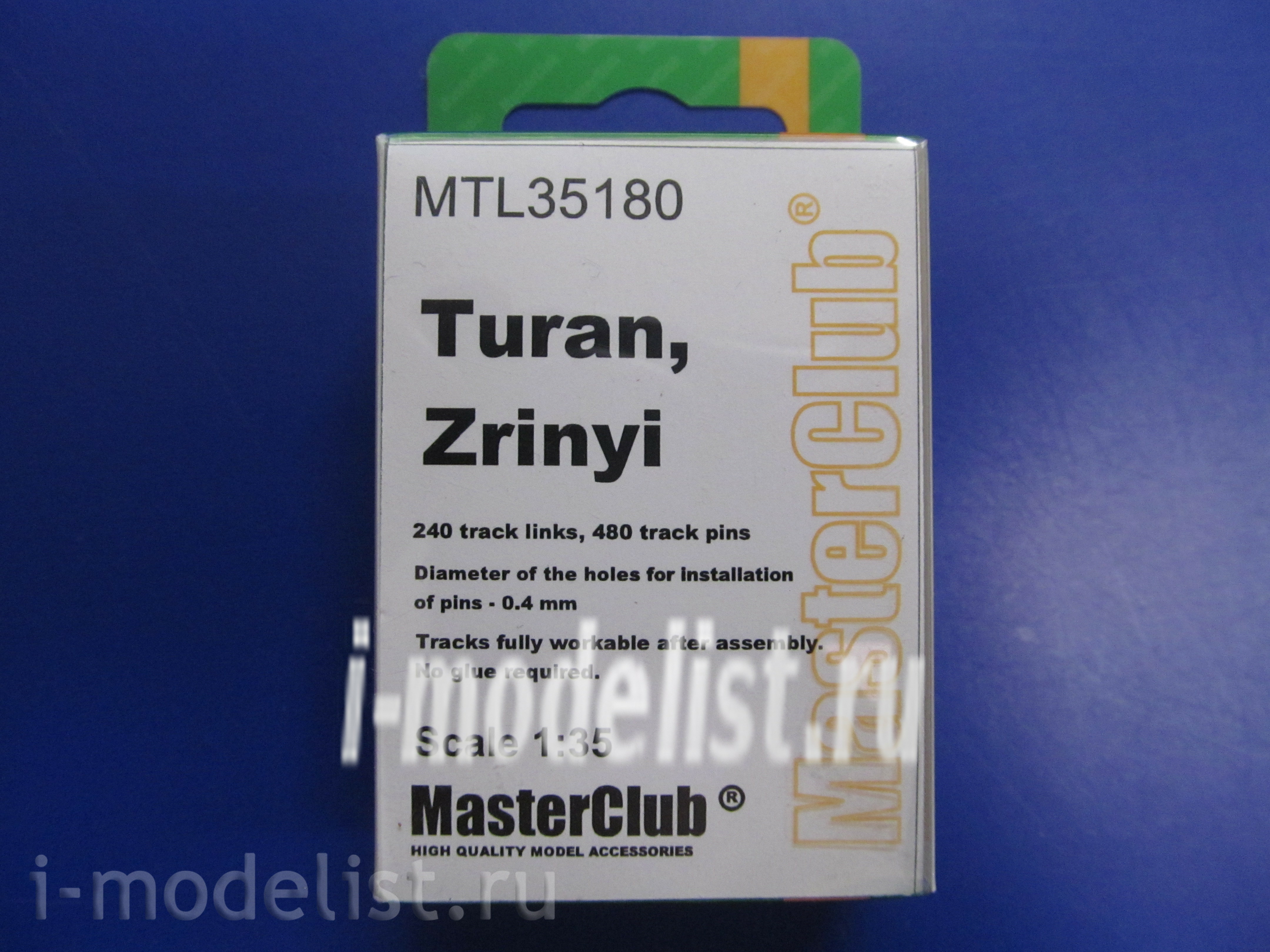 MTL-35180 MasterClub 1/35 Tracks iron for Turan Zrinyi