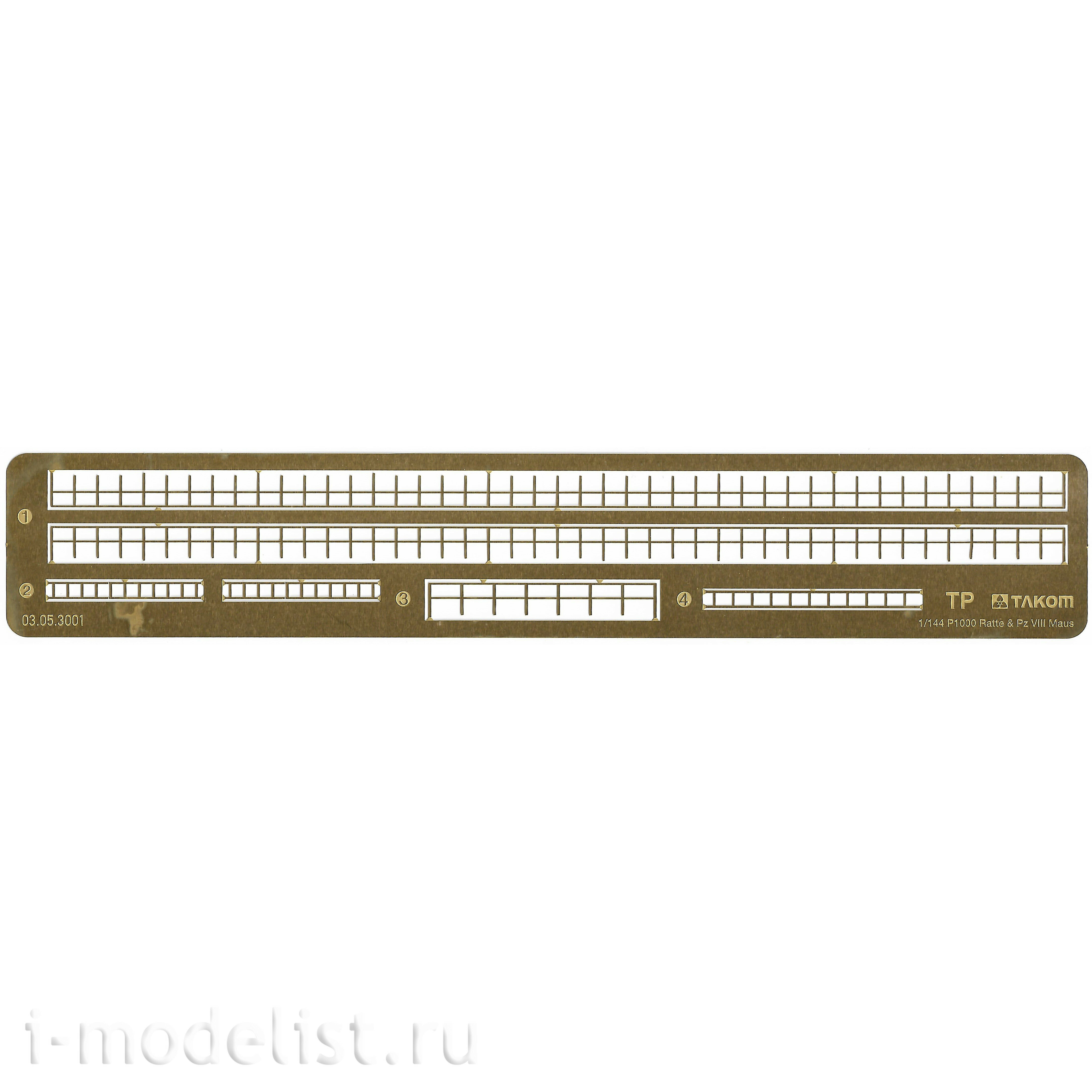 3001 Takom 1/144 Scales of the German super-heavy tank Landkreuzer P1000 Ratte (Prototype) and two German tank Maus ( WWII Heavy Battle Tank Landkreuzer P1000 Ratte[Proto type]&Panzer VIII Maus) 3 in 1