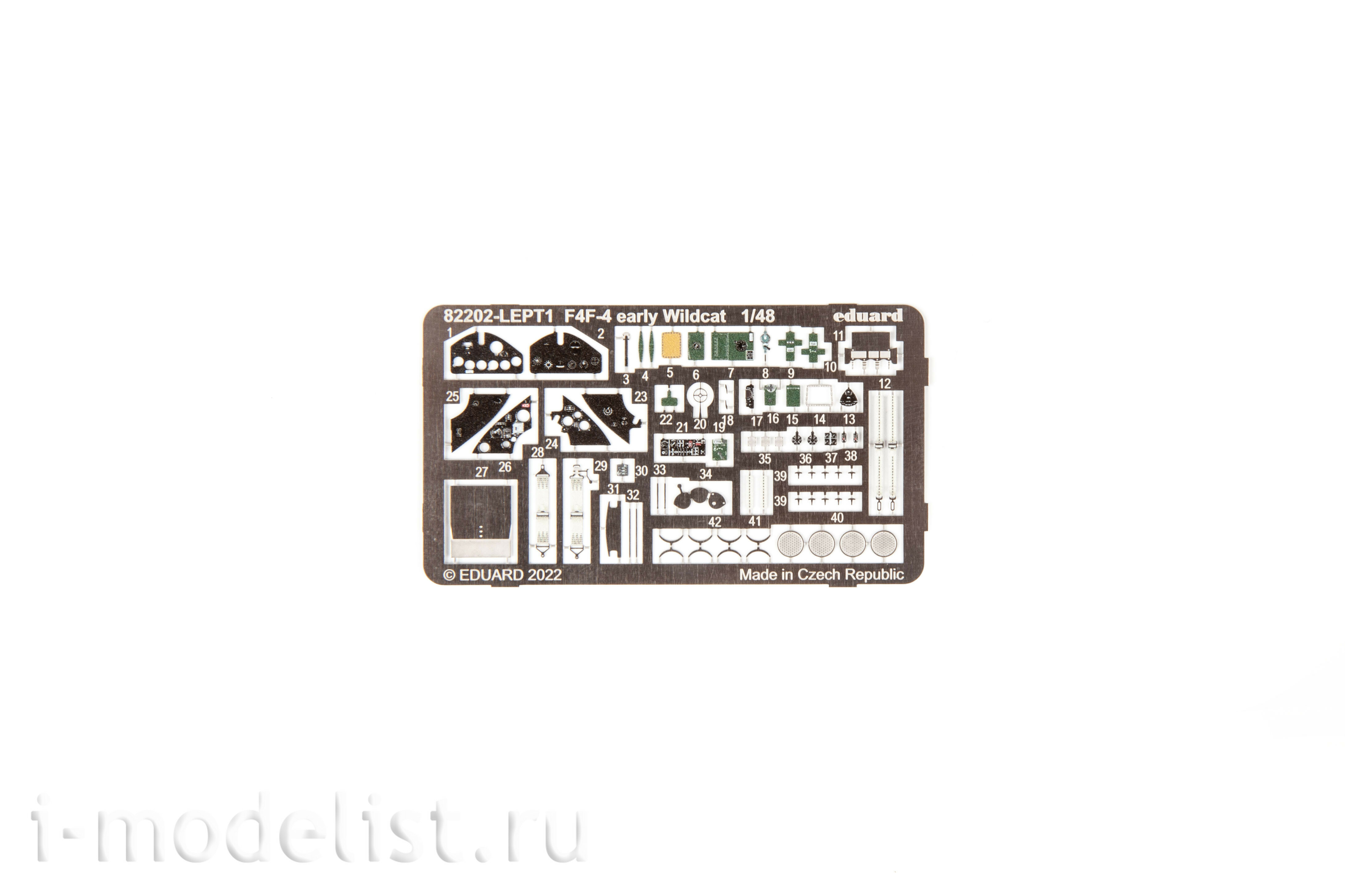 82202 Eduard 1/48 Американский истребитель F4F-4 Wildcat ранний (ProfiPACK)