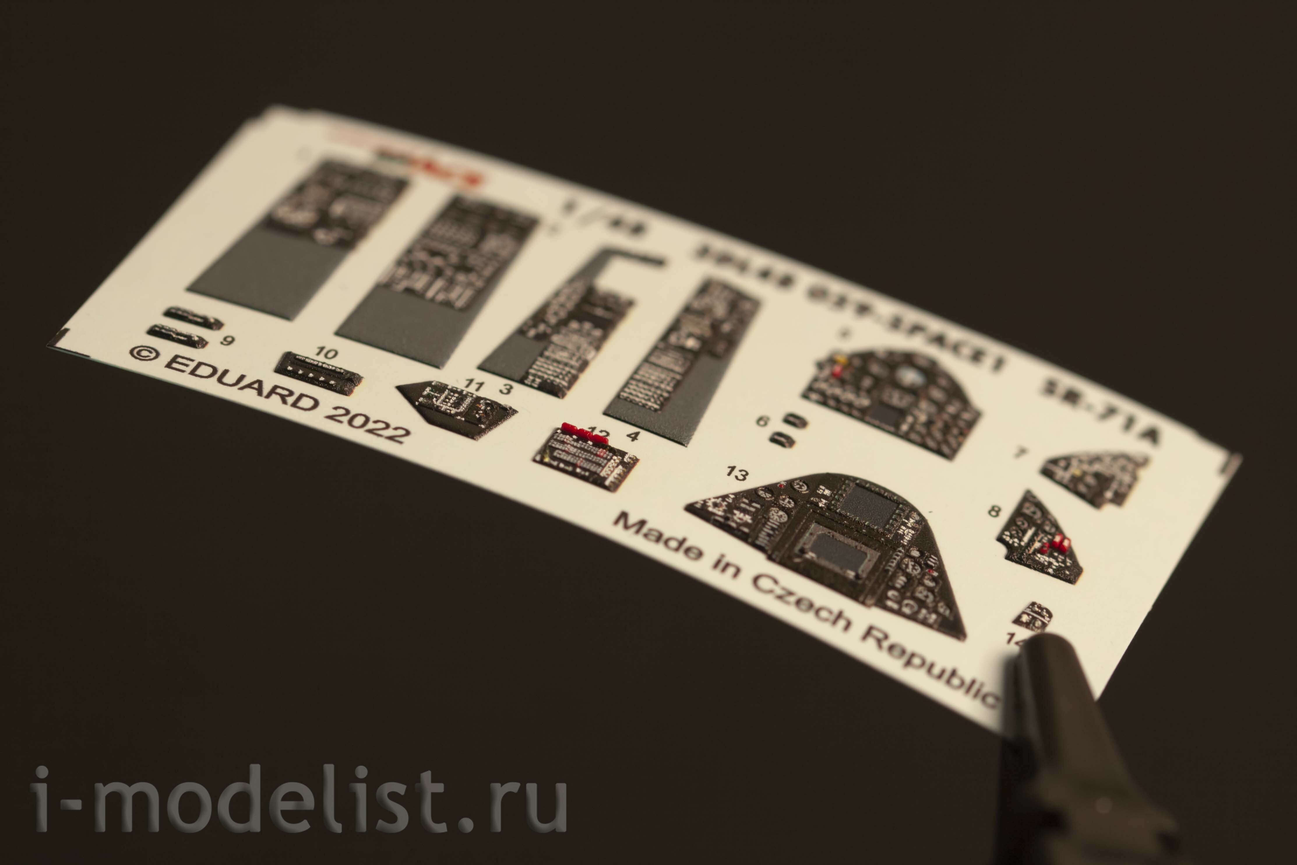 3DL48059 Eduard 1/48 3D Decals for SR-71A SPACE